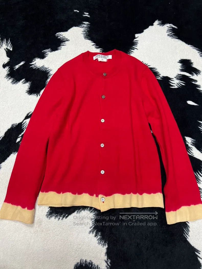 Comme des Garcons Comme Des Garcons Decoloured cardigan top 100% wool Size S / US 4 / IT 40 - 2 Thumbnail