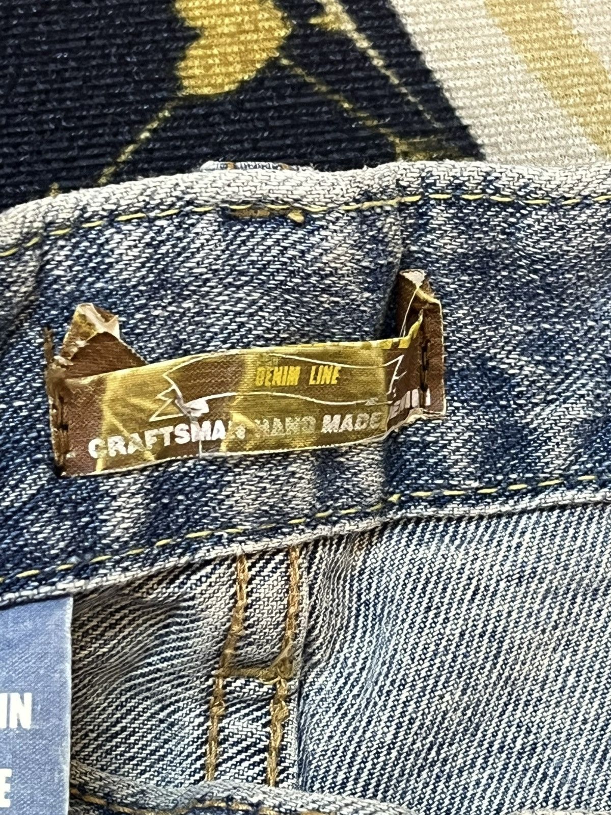 Le Grande Bleu (L.G.B.) Vintahe Jorge Martin Multipocket Cargo Distressed Jeans Size US 30 / EU 46 - 11 Thumbnail