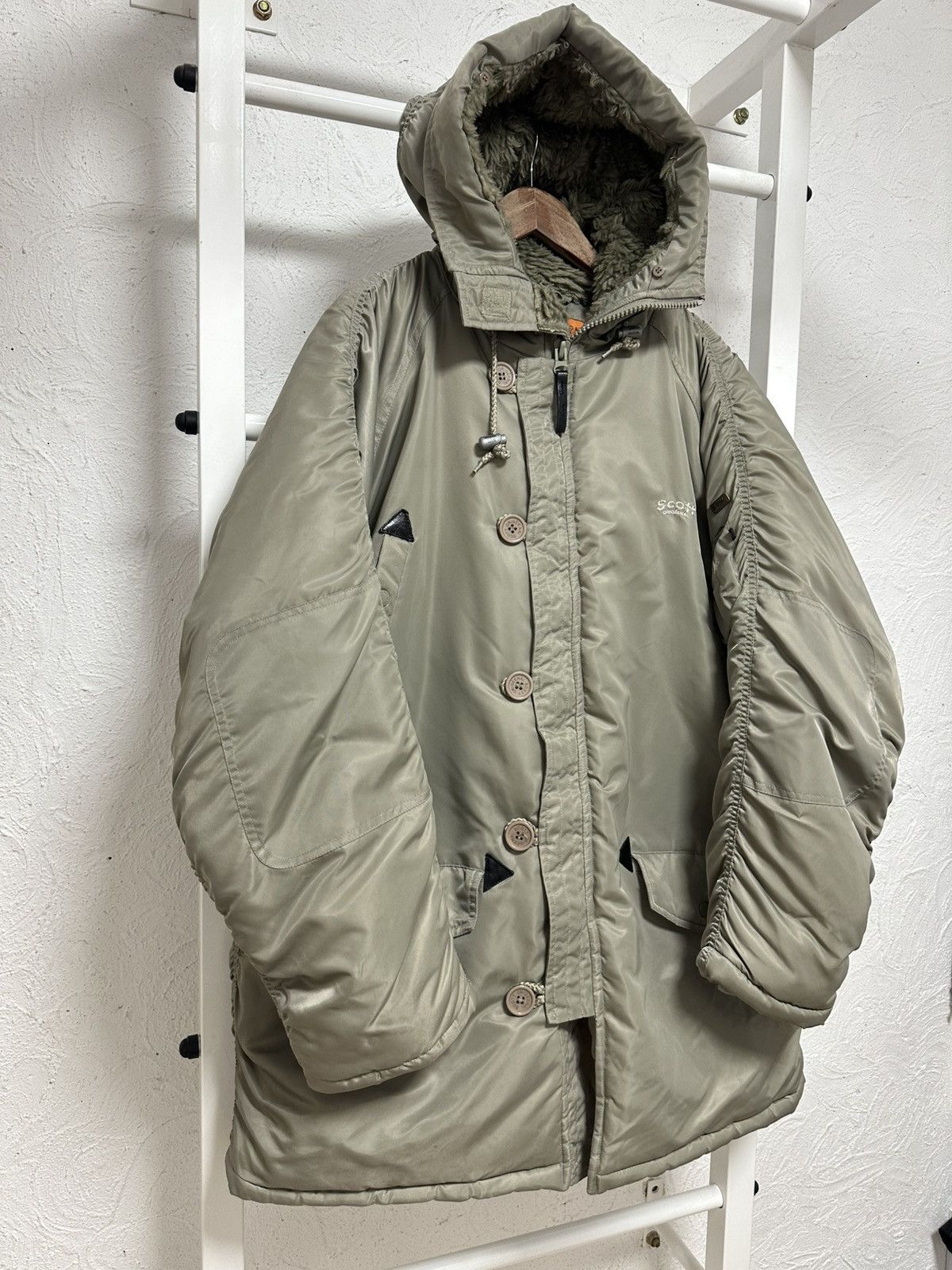 Schott Scott Atmy USA Heavy Duty Weather Parka Men’s Size XL Size US XL / EU 56 / 4 - 3 Thumbnail