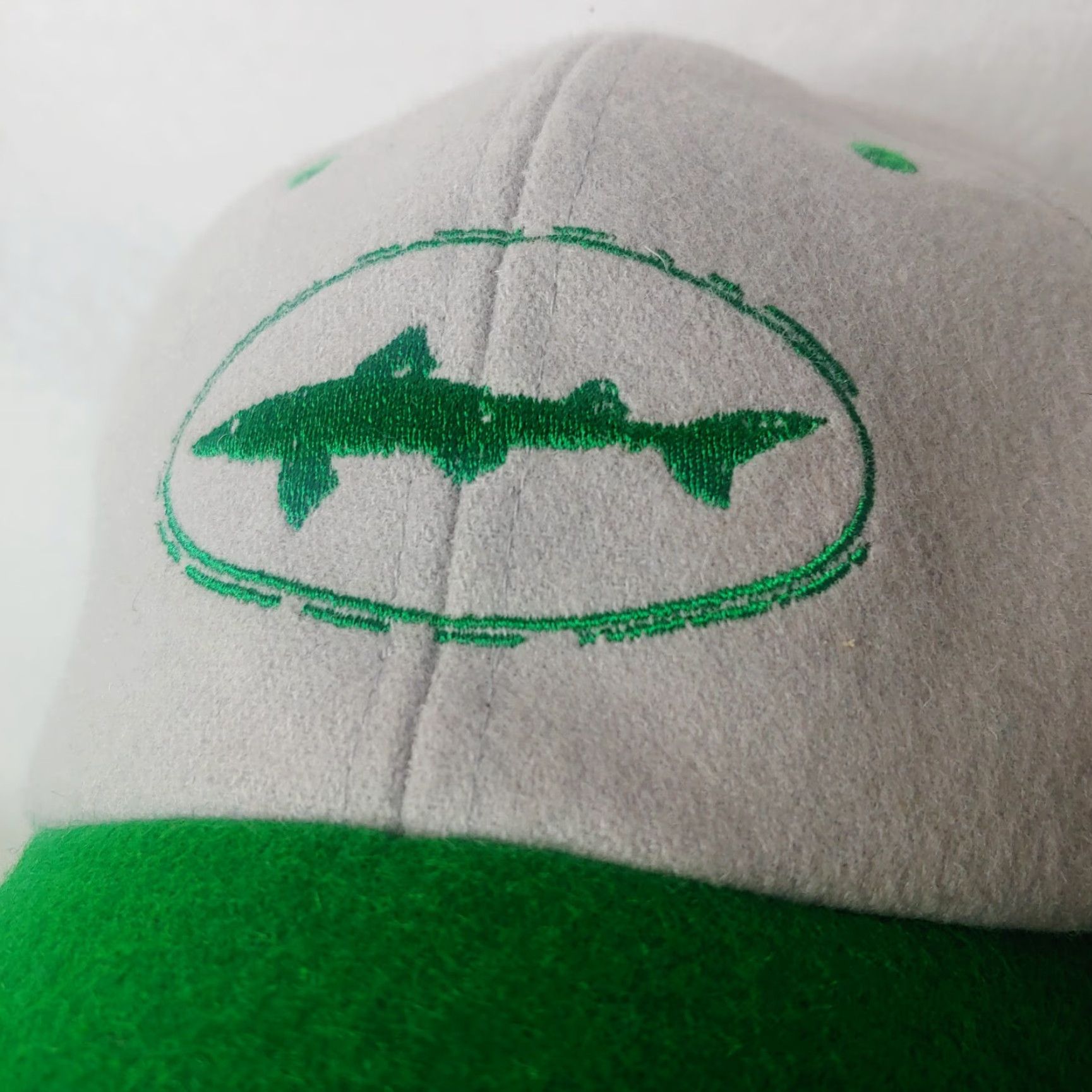 Vintage Dogfish Head Brewery Cap Hat Snap Back Wool Blend Tan Green Craft Beer Brew Baseball Cap Adjustable Men Beige Green Logo Brewer Fans Size ONE SIZE - 3 Thumbnail
