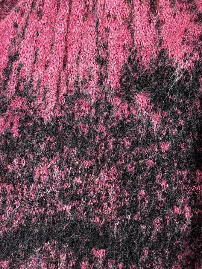 Roberto Cavalli 2000s Roberto Cavalli Pink & Purple Abstract Cardigan Size M / US 6-8 / IT 42-44 - 9 Thumbnail