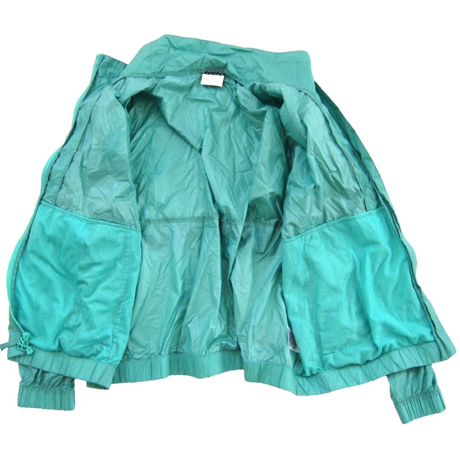 Vintage Columbia Windbreaker Jacket Women XL Green Lightweight Packable Zip Nylon Water-Resistant? Size XL / US 12-14 / IT 48-50 - 5 Thumbnail