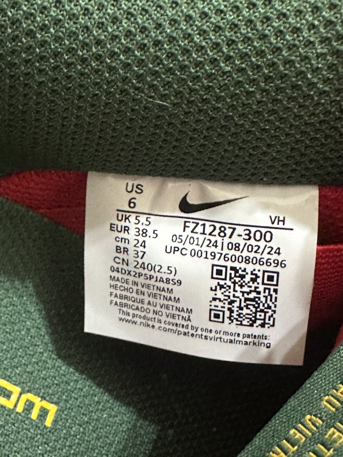 Nike SB Size 6 - Nike SB Dunk Low Pro PRM Seattle Supersonics Size US 6 / EU 39 - 5 Thumbnail