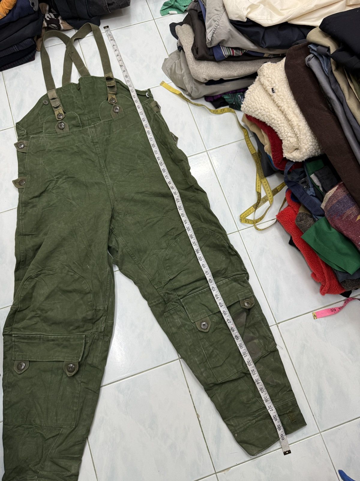 Vintage 🔥🔥🔥ARCHIVE VINTAGE SWEDISH ARMY C48 OVERALL Size US 38 / EU 54 - 12 Thumbnail