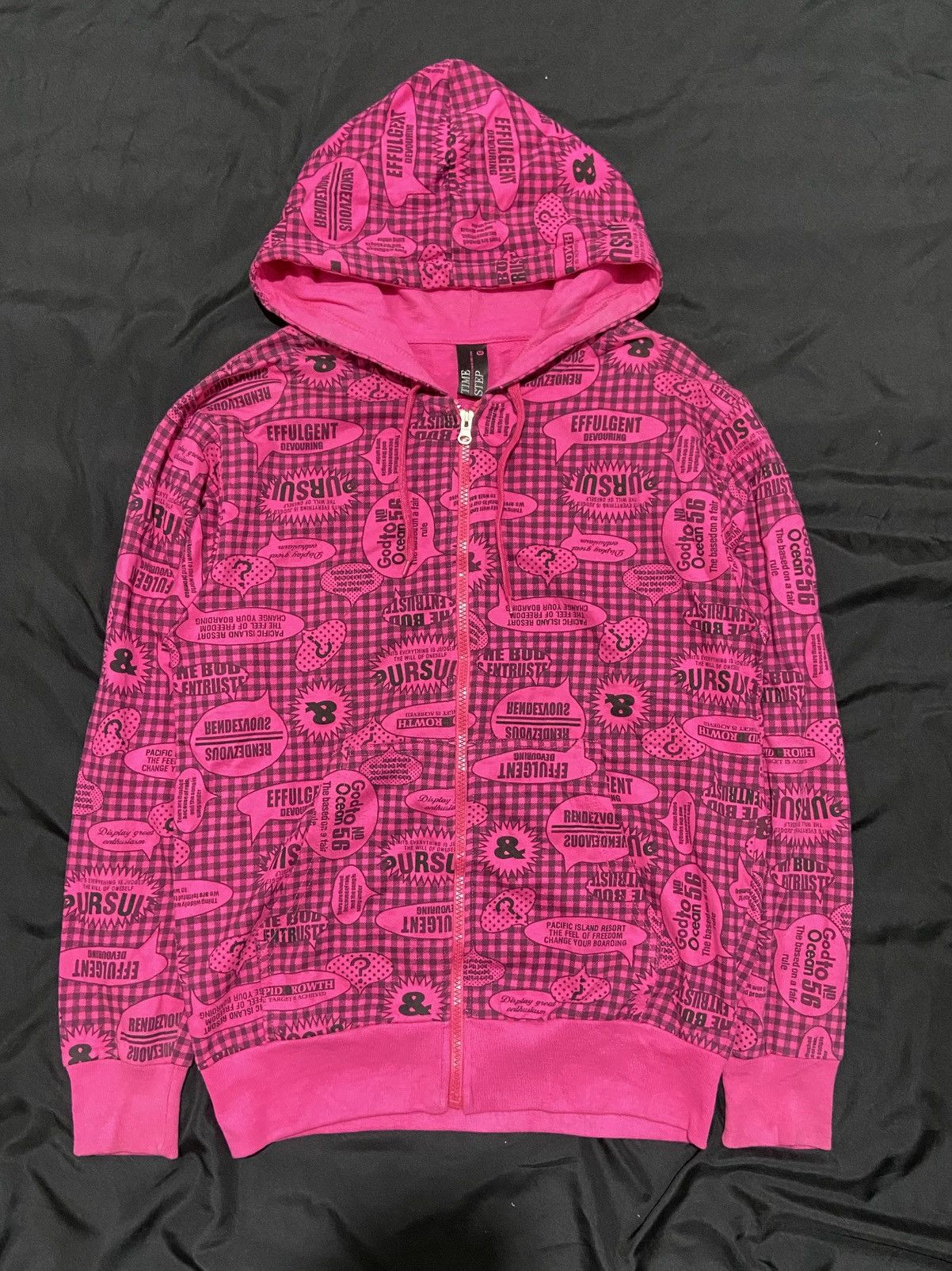 Japanese Brand TIME STEP GOD TO OCEAN ZIP HOODIE Size US M / EU 48-50 / 2 - 1 Thumbnail