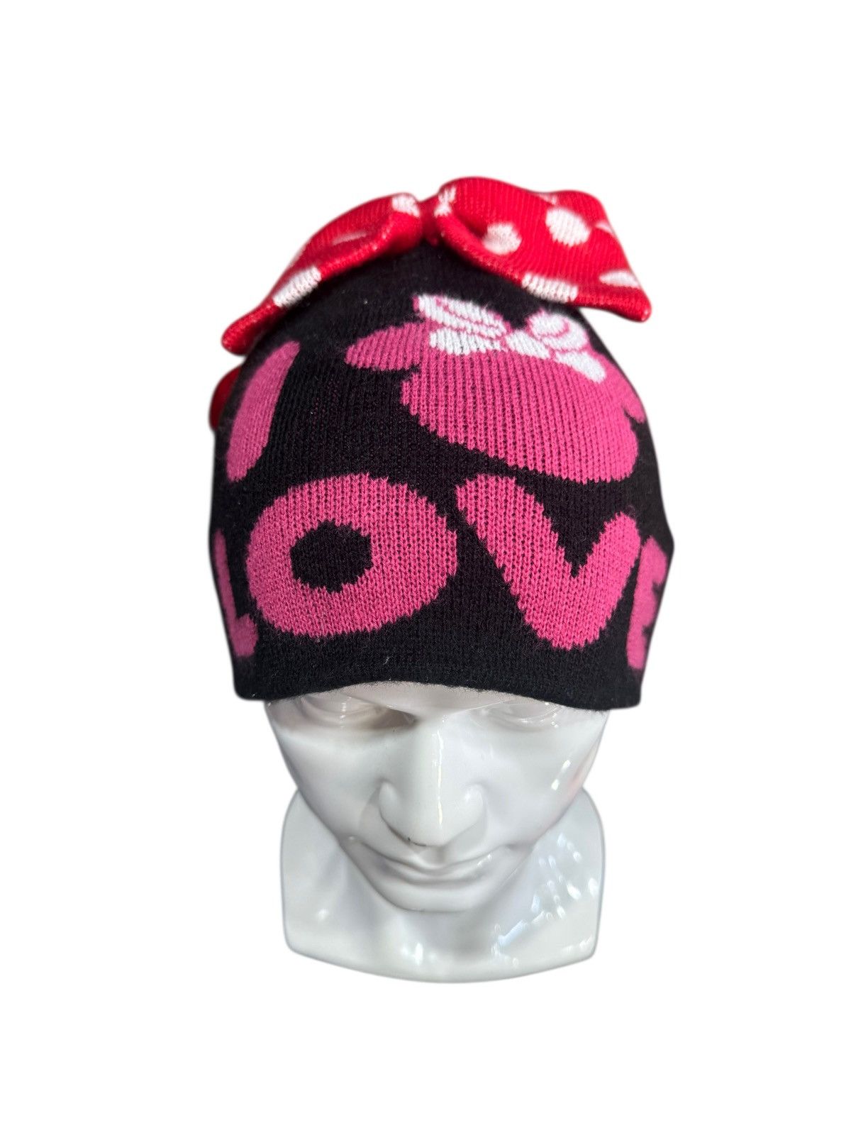 Disney VINTAGE DISNEY MINNIE BEANIE I LOVE U Size ONE SIZE - 2 Thumbnail