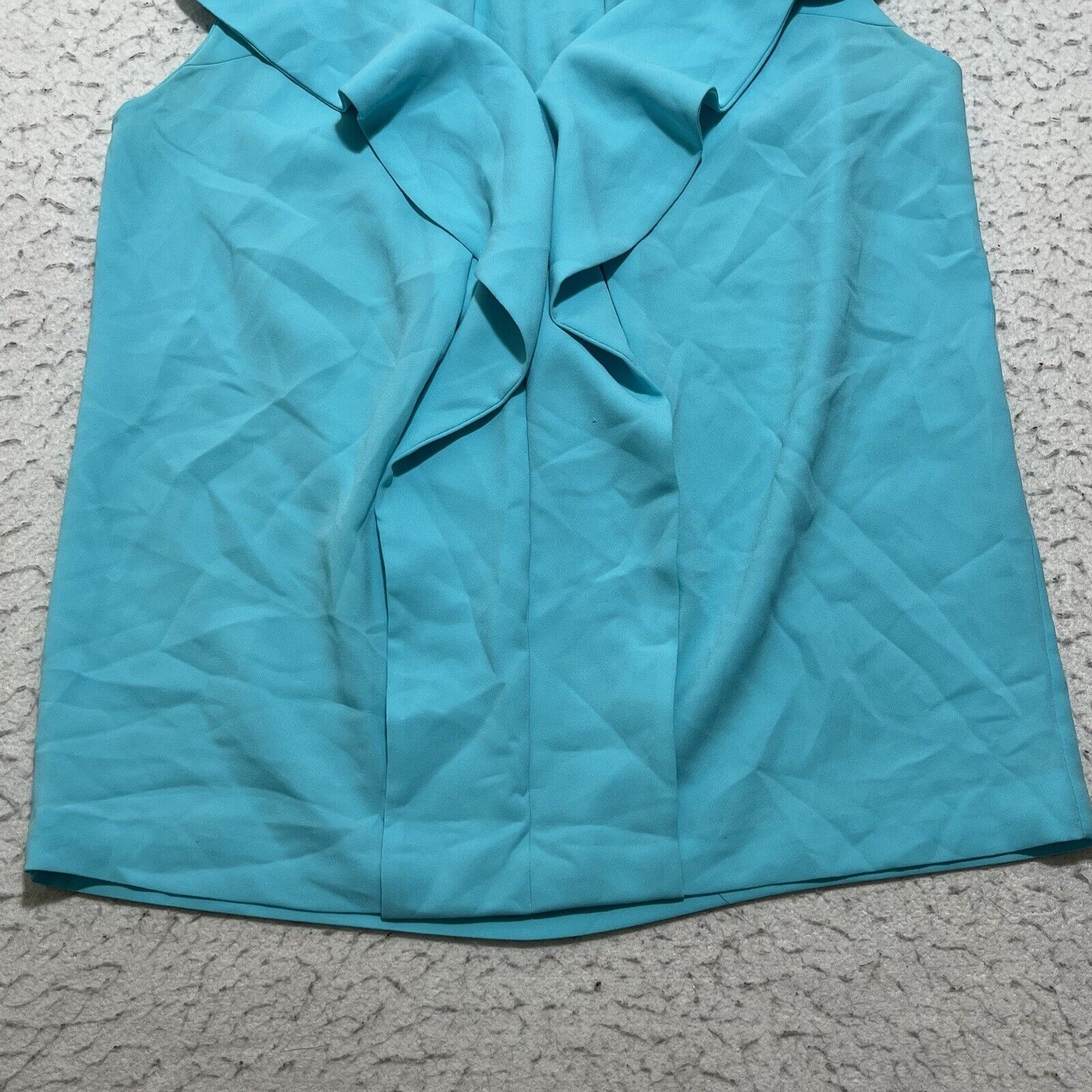 Diane von Furstenberg Diane Von Furstenberg Women's 4 Ruffled Blouse Blue Top Size S / US 4 / IT 40 - 5 Thumbnail