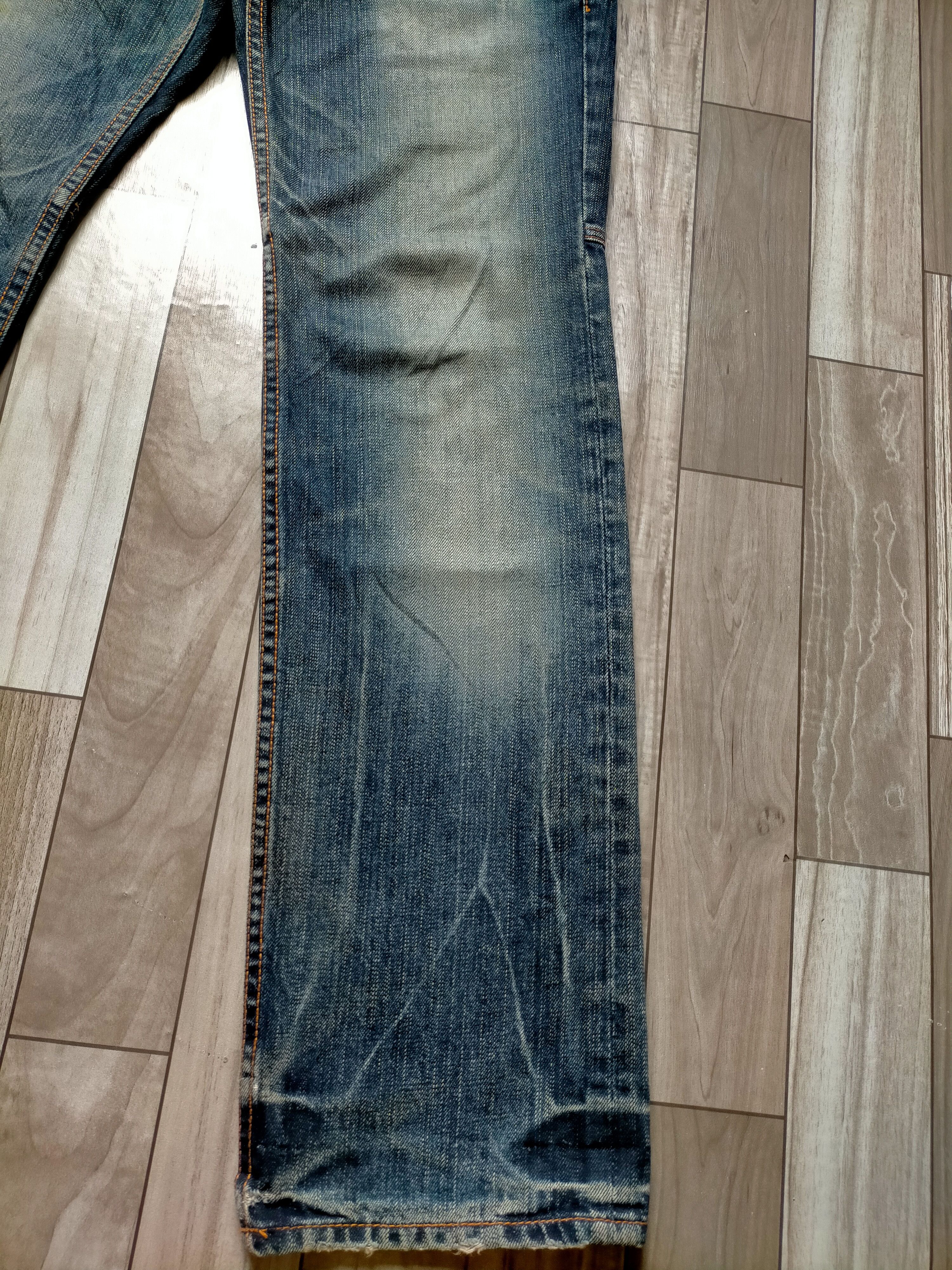 Japanese Brand × PPFM Vtg! PPFM Peyton Place jeans Cow Leather Denim Size US 30 / EU 46 - 8 Thumbnail