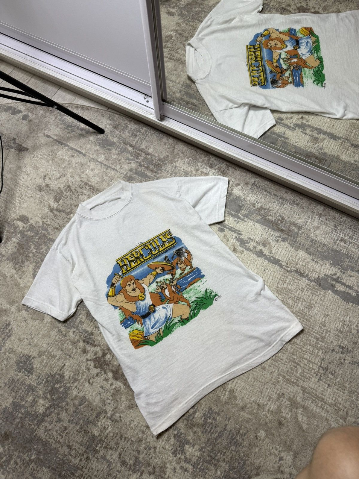 Disney Rare 1997 Disney Hercules Vintage Tee – Original Movie Promo Size US S / EU 44-46 / 1 - 5 Thumbnail