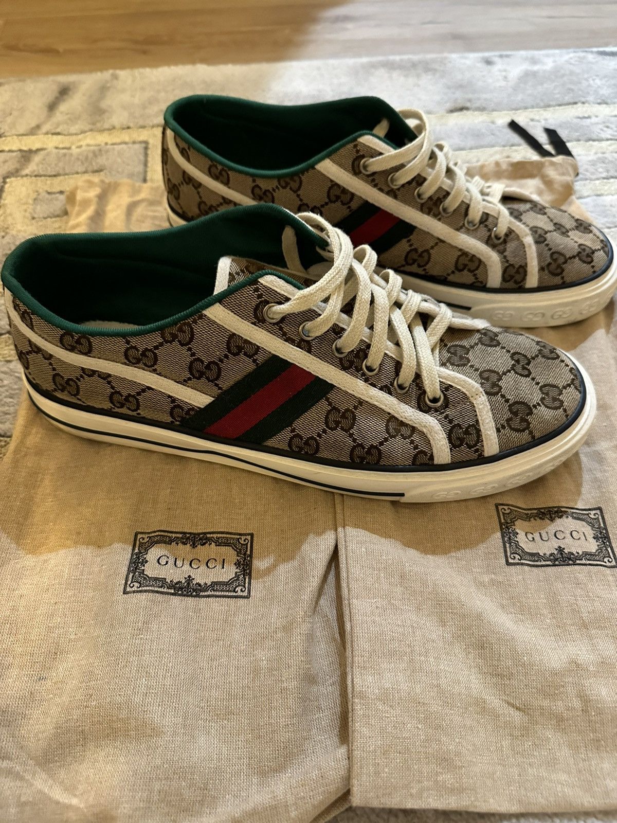Gucci GG GUCCI TENNIS 1977 SNEAKER Size US 10 / EU 43 - 2 Thumbnail