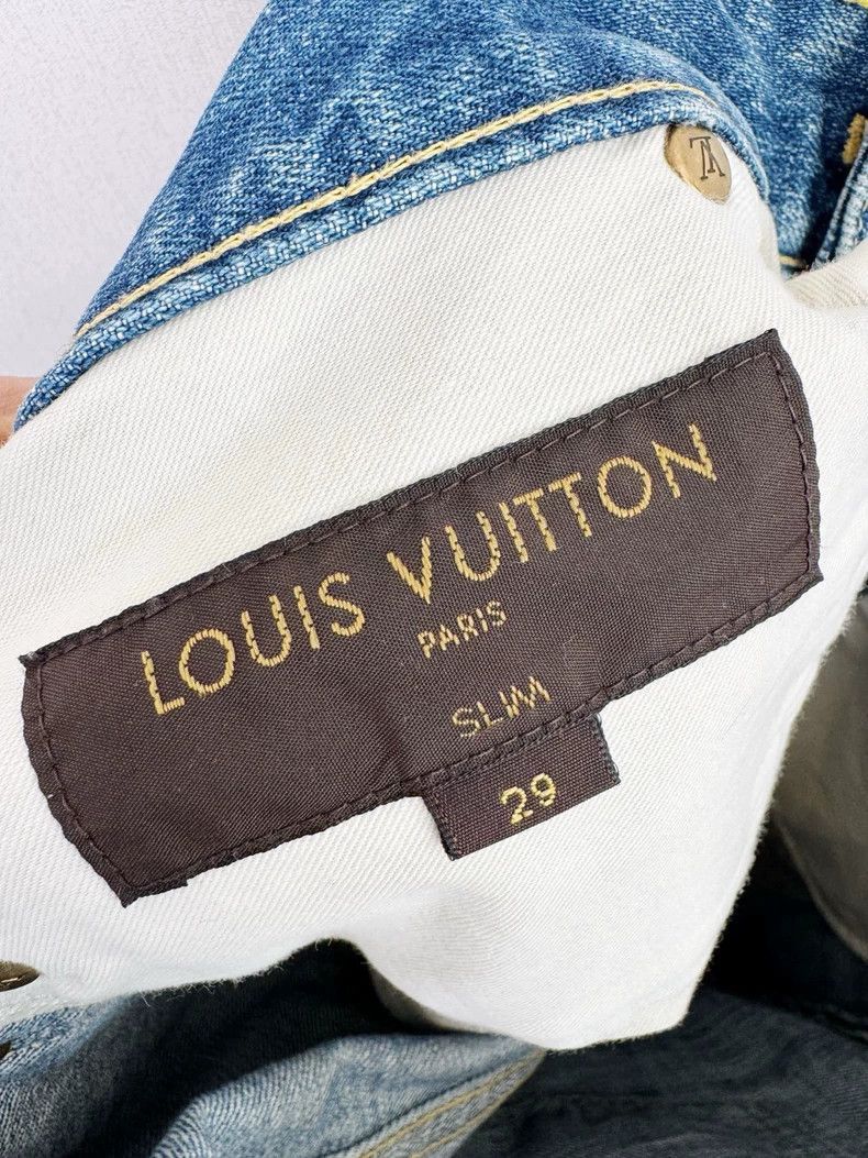 Louis Vuitton Louis Vuitton Jeans in Light Blue-2506 Size 29" - 5 Thumbnail
