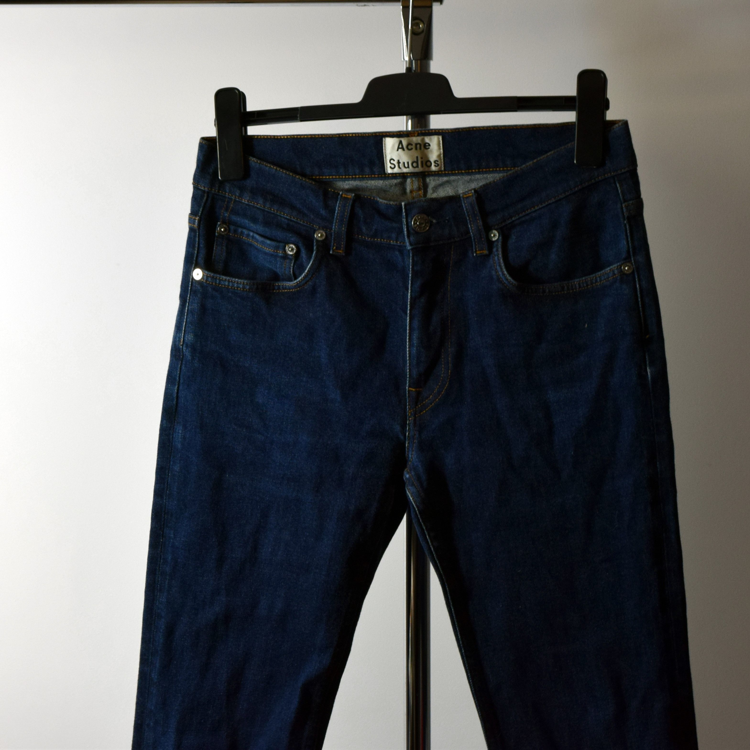 Acne Studios Acne Studios Ace RAW Washed Denim Pants SLIM SKINNY Size US 32 / EU 48 - 2 Thumbnail