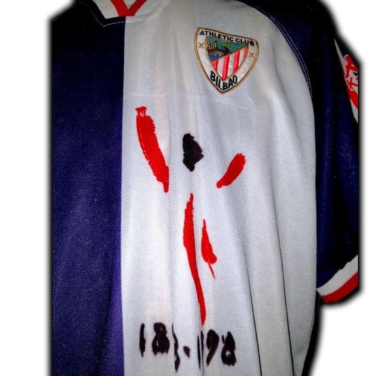 Kappa Athletic Club Bilbao 1995 1996 1997 1998 Away Shirt Jersey Size US XL / EU 56 / 4 - 3 Thumbnail