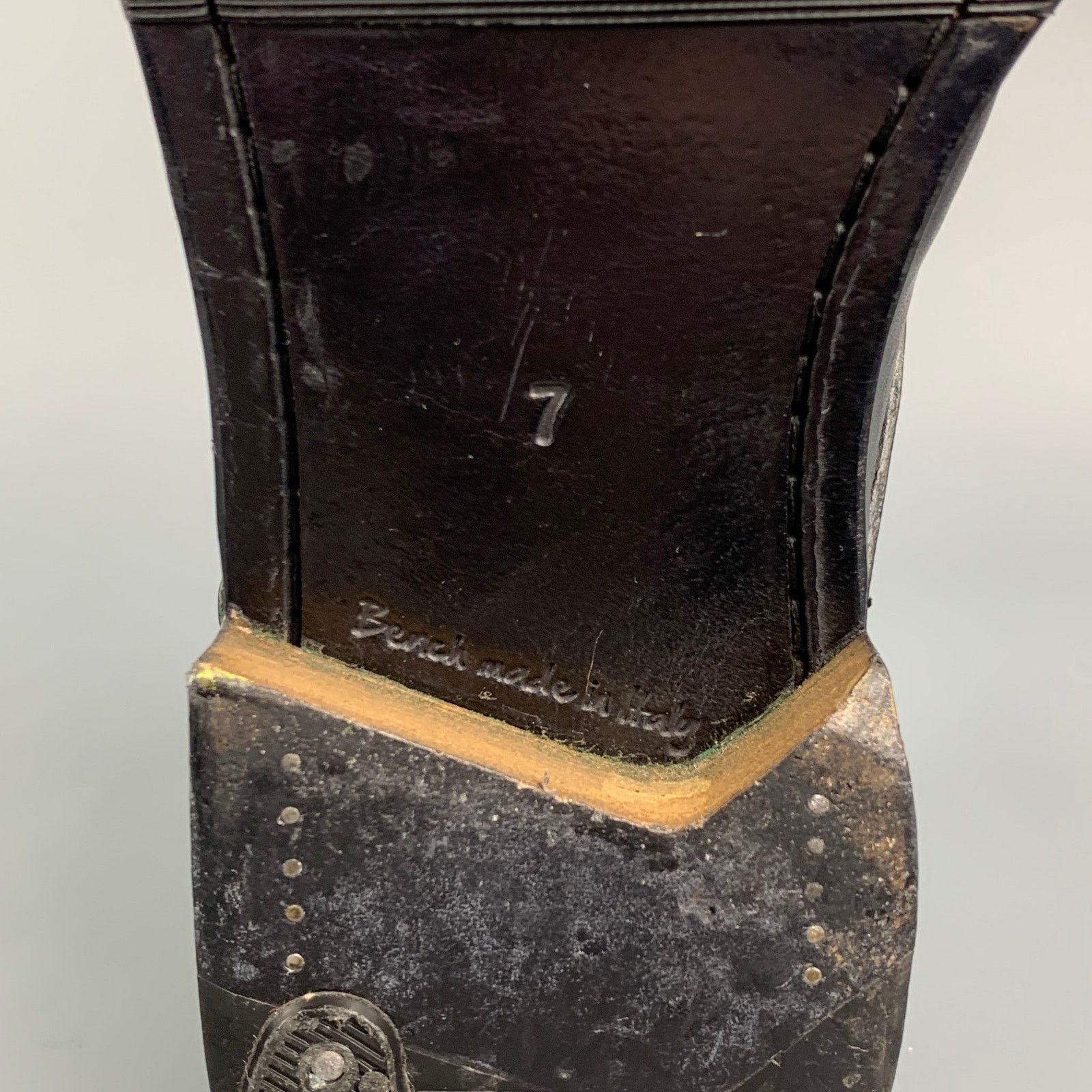 Other JUSTIN DEAKIN Size 7 Black Leather Double Buckle Ankle Boots Size US 7 / EU 40 - 8 Thumbnail