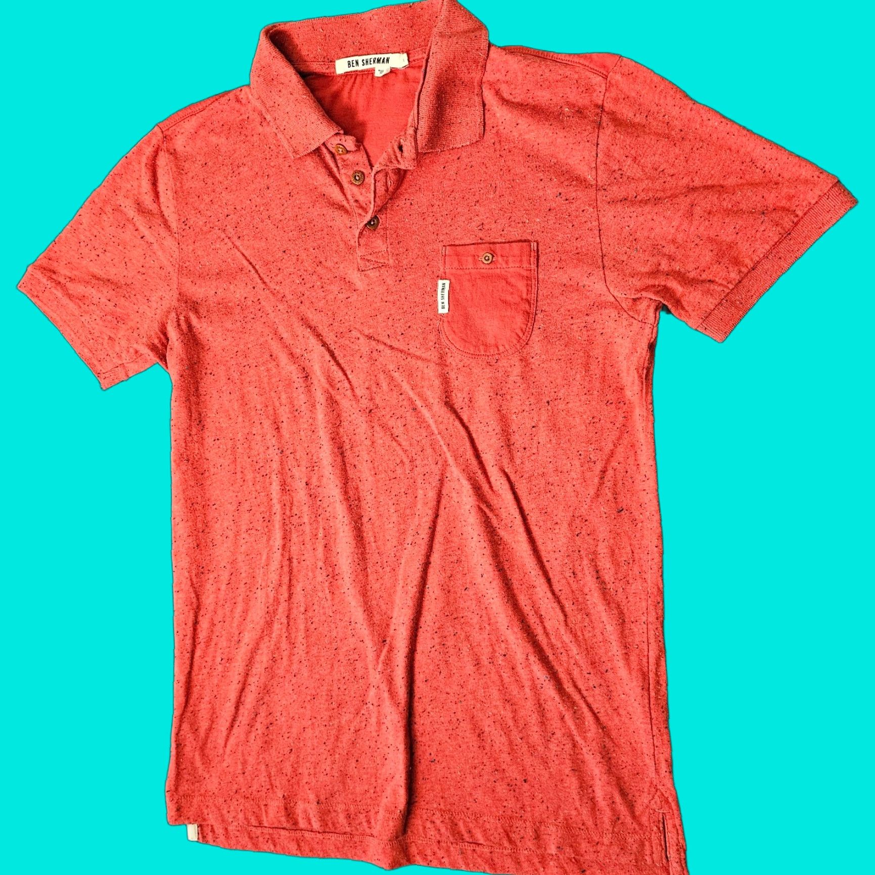 Ben Sherman VINTAGE Ben Sherman Polo Shirt Men’s Short Sleeve Casual Cotton Size S Red Spotted Size US S / EU 44-46 / 1 - 1 Thumbnail