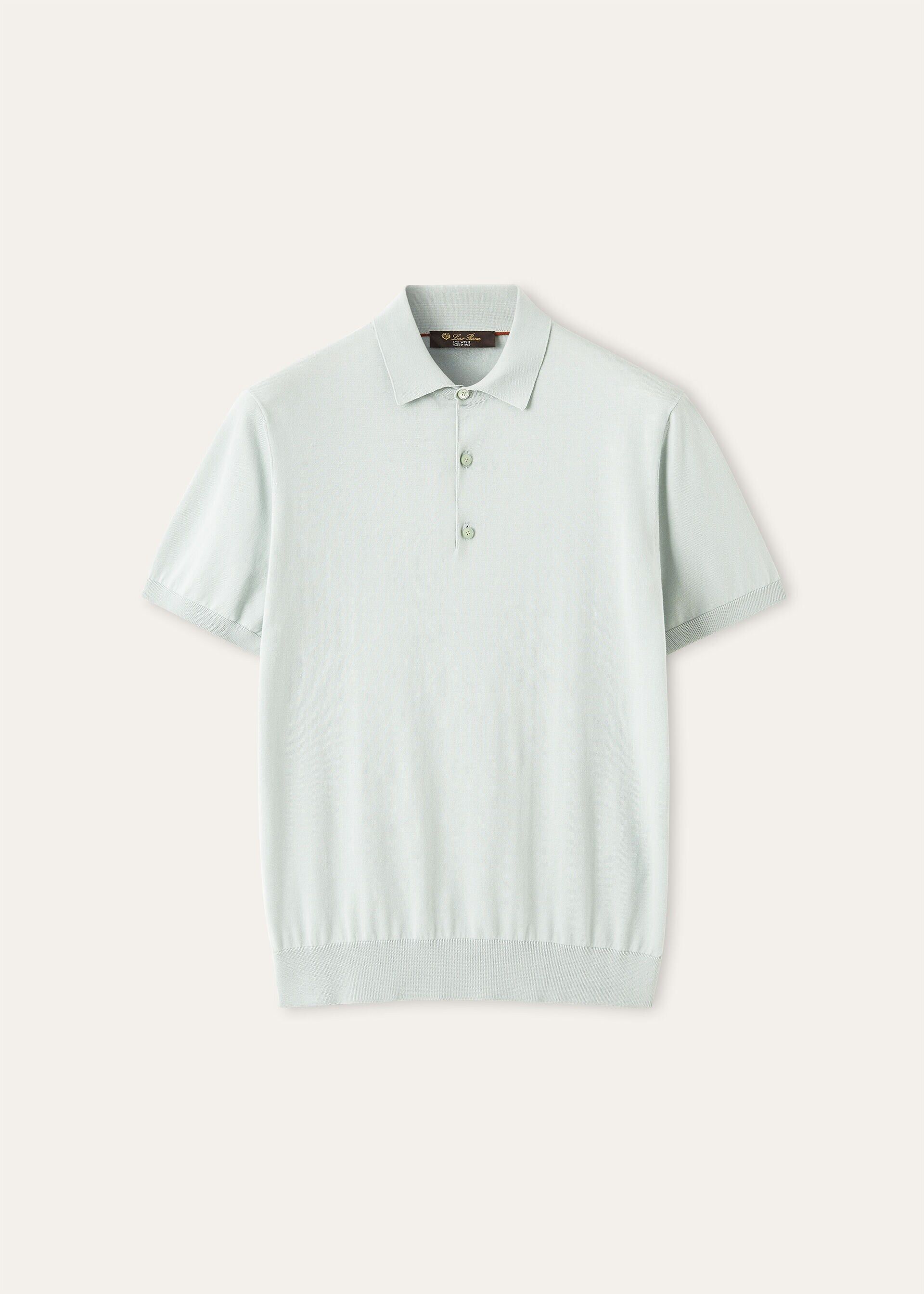 Loro Piana os11x0226 FAO9908 Polo Shirt in Green Oxygen Size US S / EU 44-46 / 1 - 1 Thumbnail