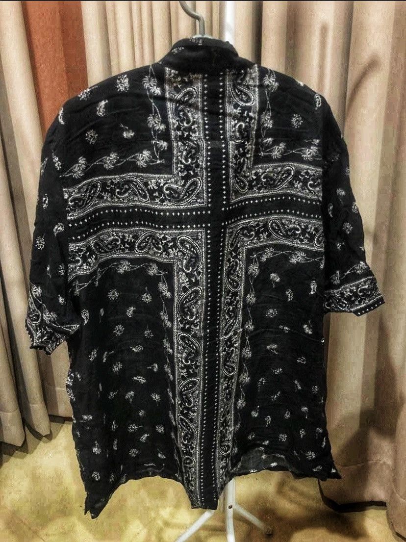 Allsaints AllSaints Jalisco Bandana Print Camp Light Shirts Size US XL / EU 56 / 4 - 3 Thumbnail
