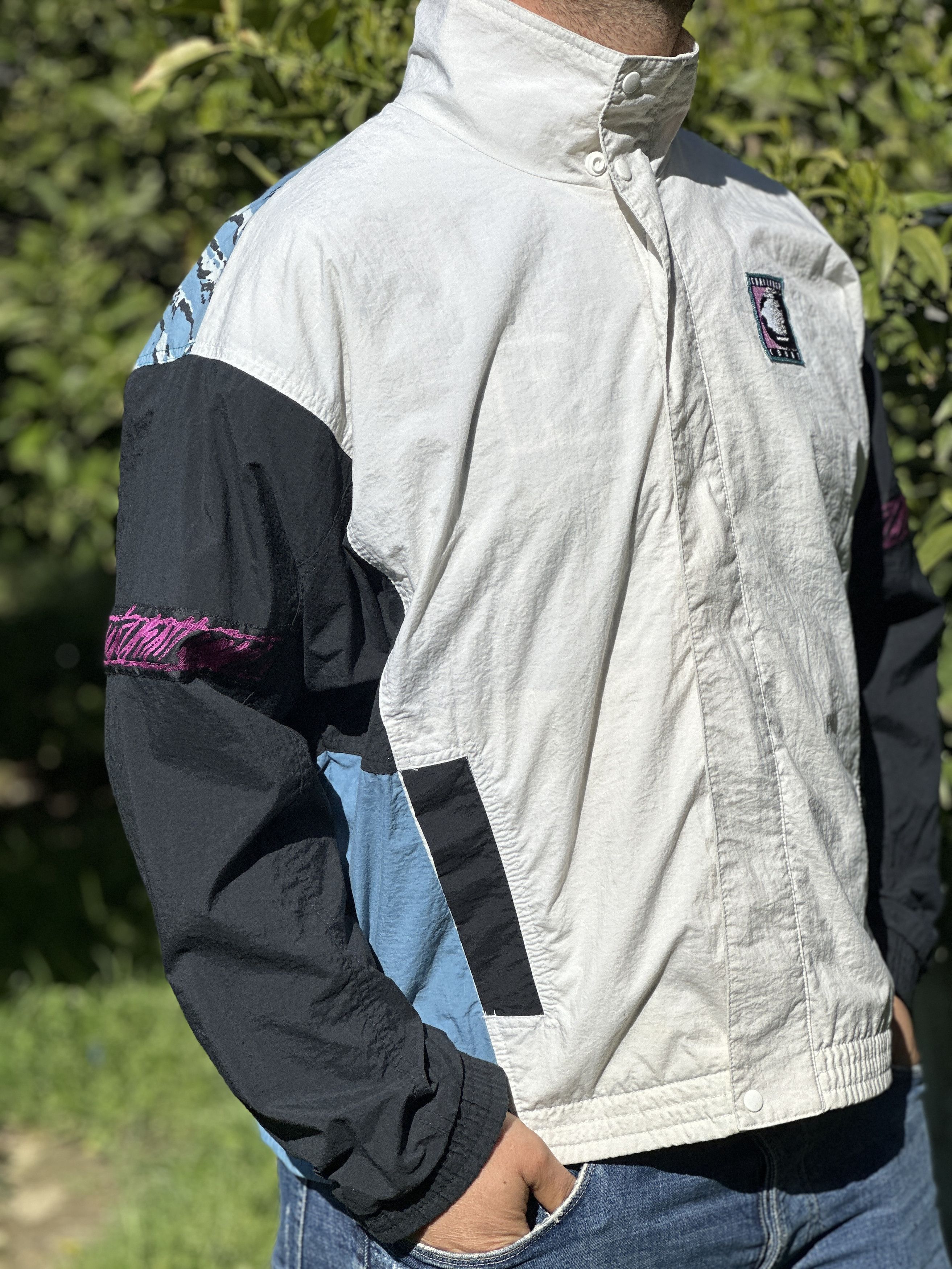 Nike Archive 90's Nike Challenge Court Windbreaker Size L Swoosh Size US L / EU 52-54 / 3 - 8 Thumbnail