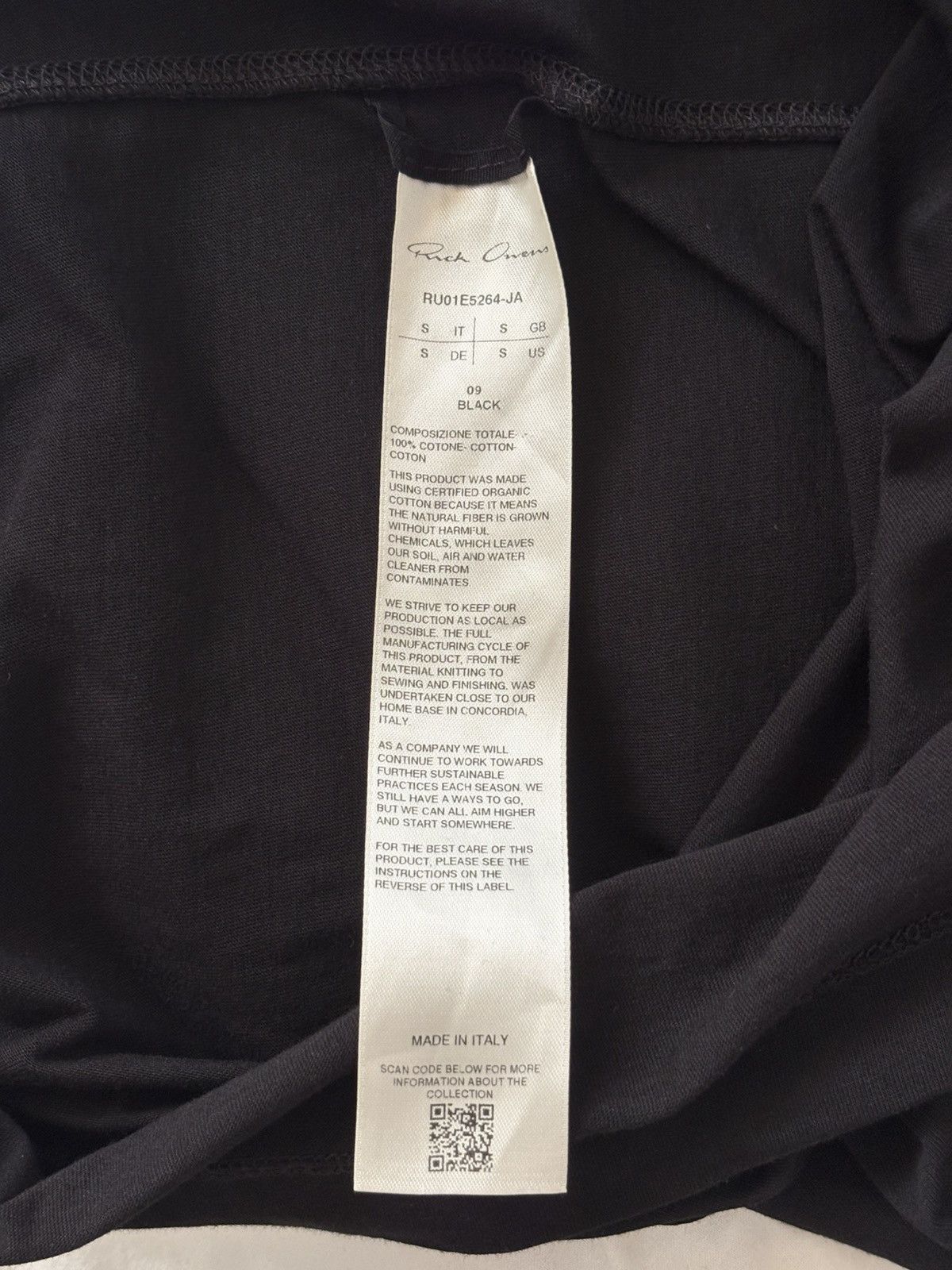 Rick Owens S/S 2025 Hollywood Black Short Level T-Shirt Size US S / EU 44-46 / 1 - 4 Thumbnail