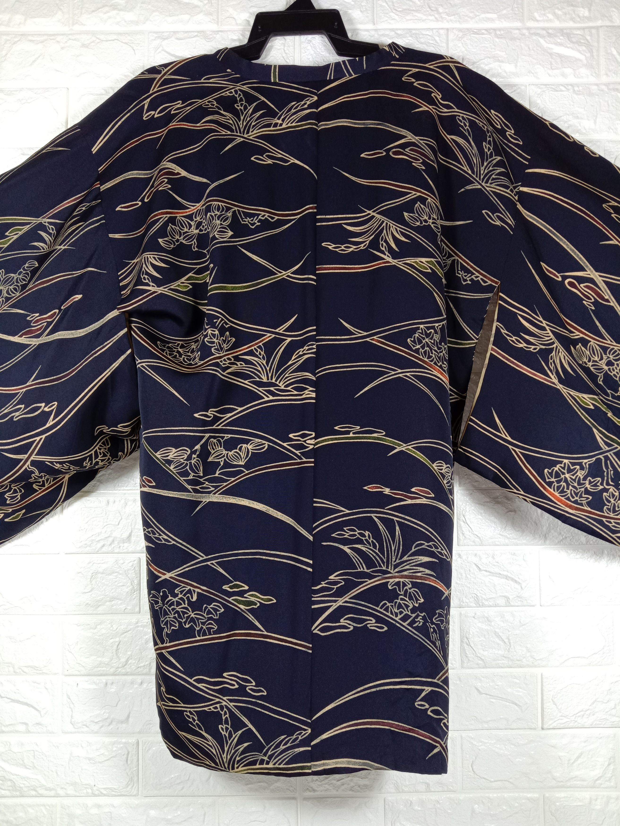 Japanese Brand Vintage Kimono Noragi Haori Hanten Art Cardigan Size L / US 10 / IT 46 - 6 Thumbnail