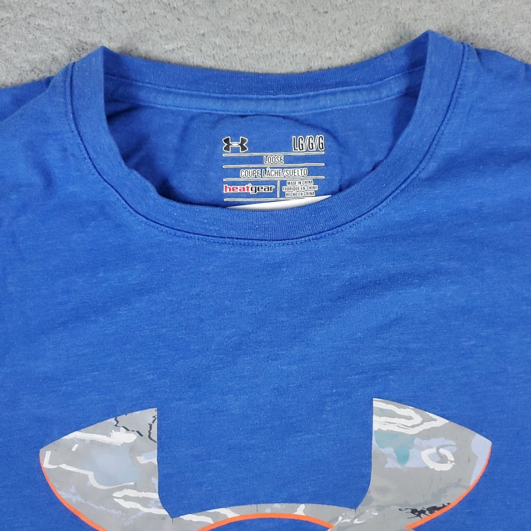Under Armour Under Armour T Shirt Mens Large Blue Short Sleeve Crew Neck Pullover Activewear Size US L / EU 52-54 / 3 - 3 Thumbnail