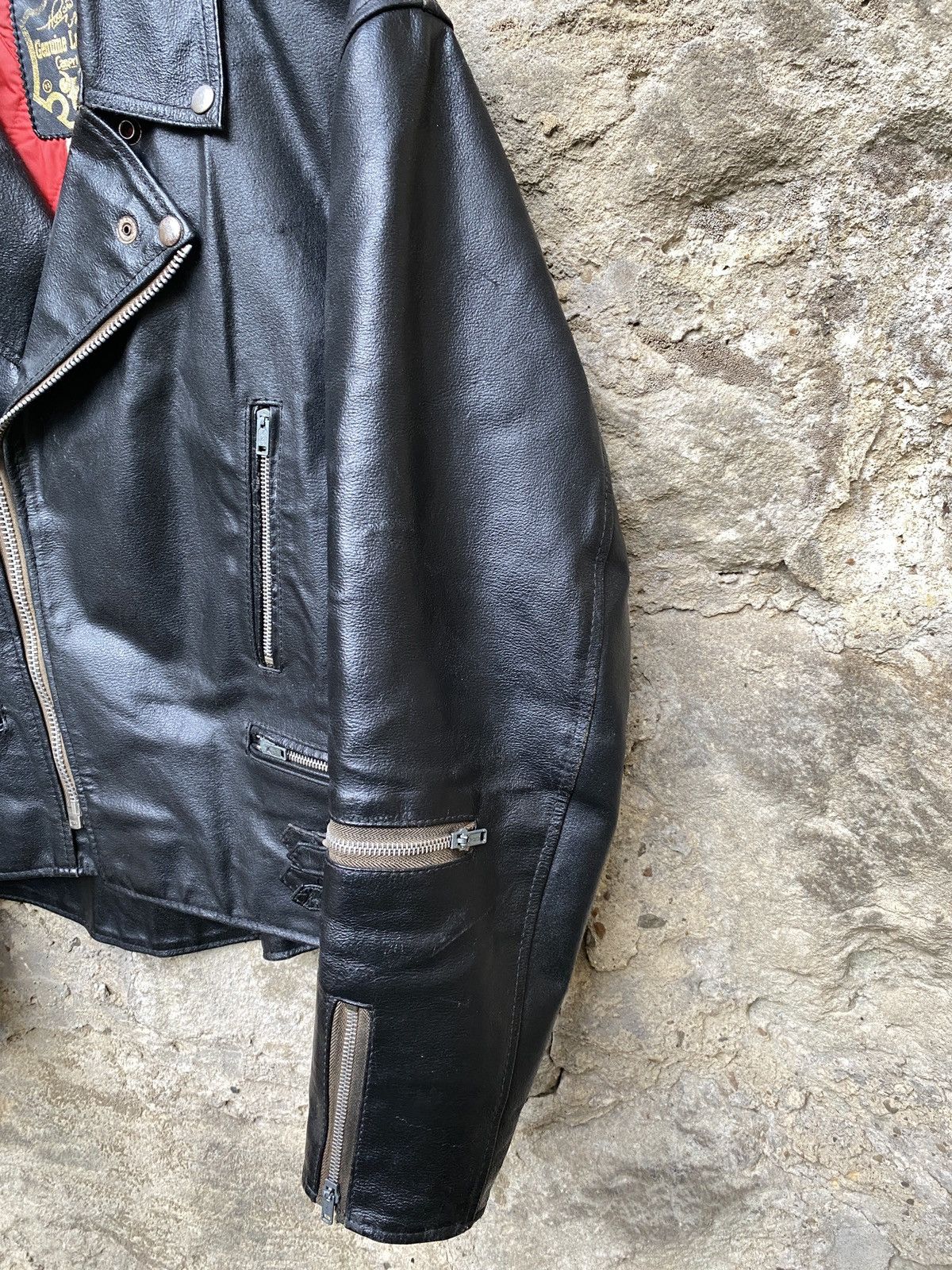 Vintage Rare Vintage 80s Punk Campri Everest Leather Biker Jacket Size US M / EU 48-50 / 2 - 5 Thumbnail