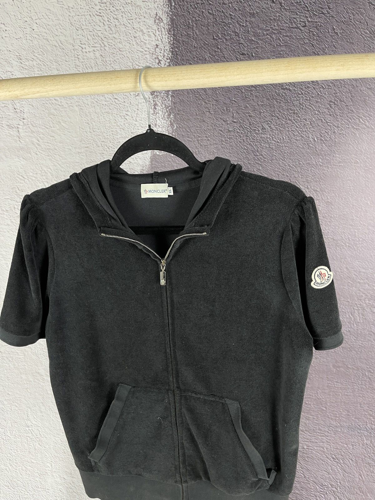 Moncler Moncler vintage towel style hooded full zip tee shirt Size XL / US 12-14 / IT 48-50 - 4 Thumbnail