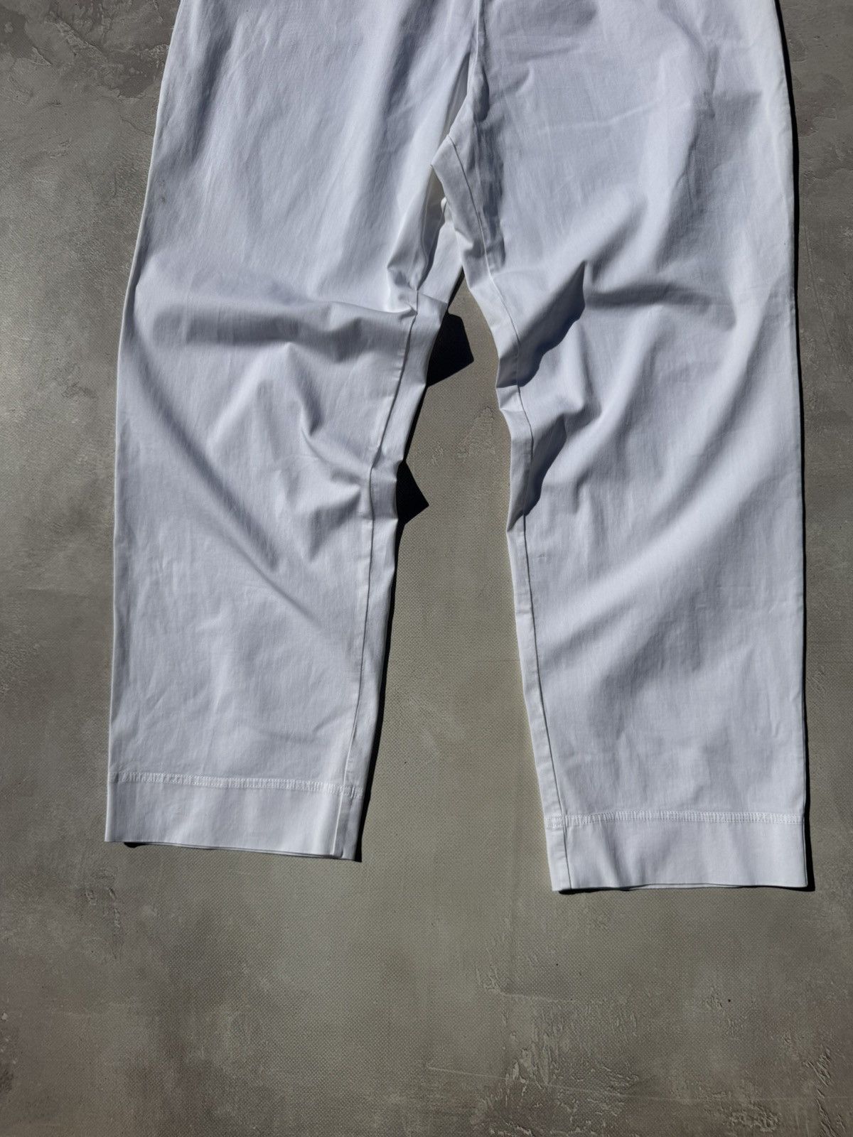 OSKA OSKA White Baggy Chino Pants Size 36" / US 14 / IT 50 - 2 Thumbnail