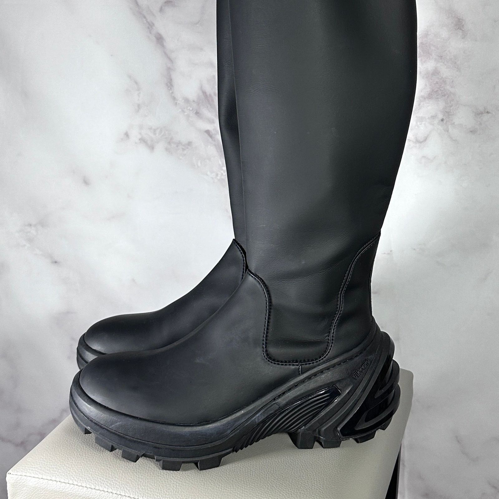 1017 ALYX 9SM Black Fixed Sole High Boots Size US 7 / EU 40 - 16 Thumbnail