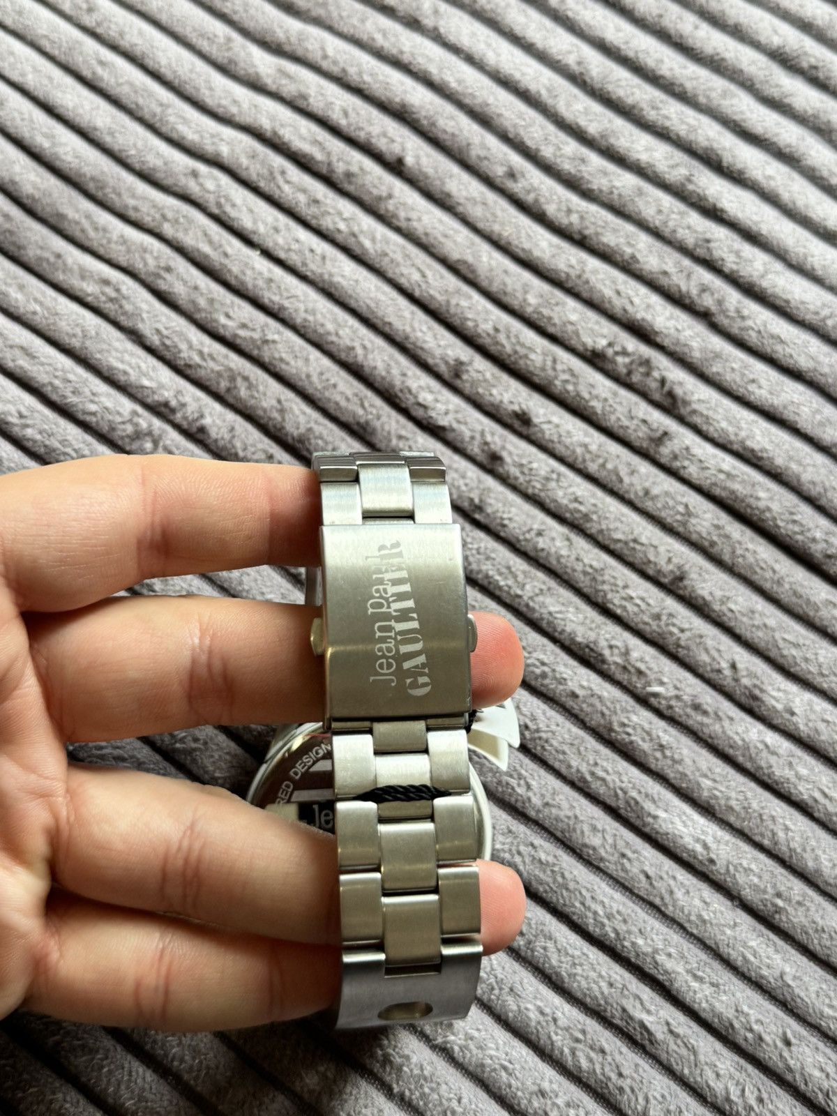 Jean Paul Gaultier Jean Paul Gaultier Archive Black Silver Man Watch Grail JPG Size ONE SIZE - 3 Thumbnail