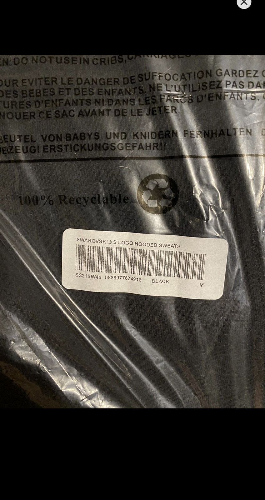 Supreme Supreme/swarovski S logo Hooded Size US M / EU 48-50 / 2 - 5 Thumbnail