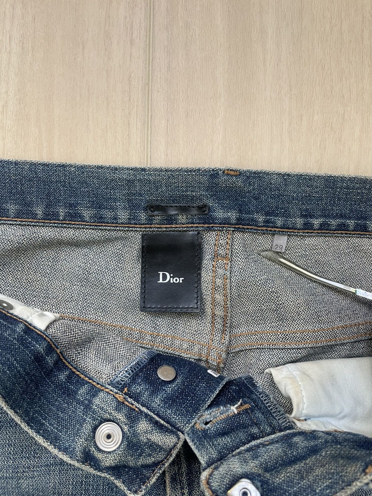 Hedi Slimane Dior Homme 2004AW Runway Denim Size US 29 - 3 Thumbnail