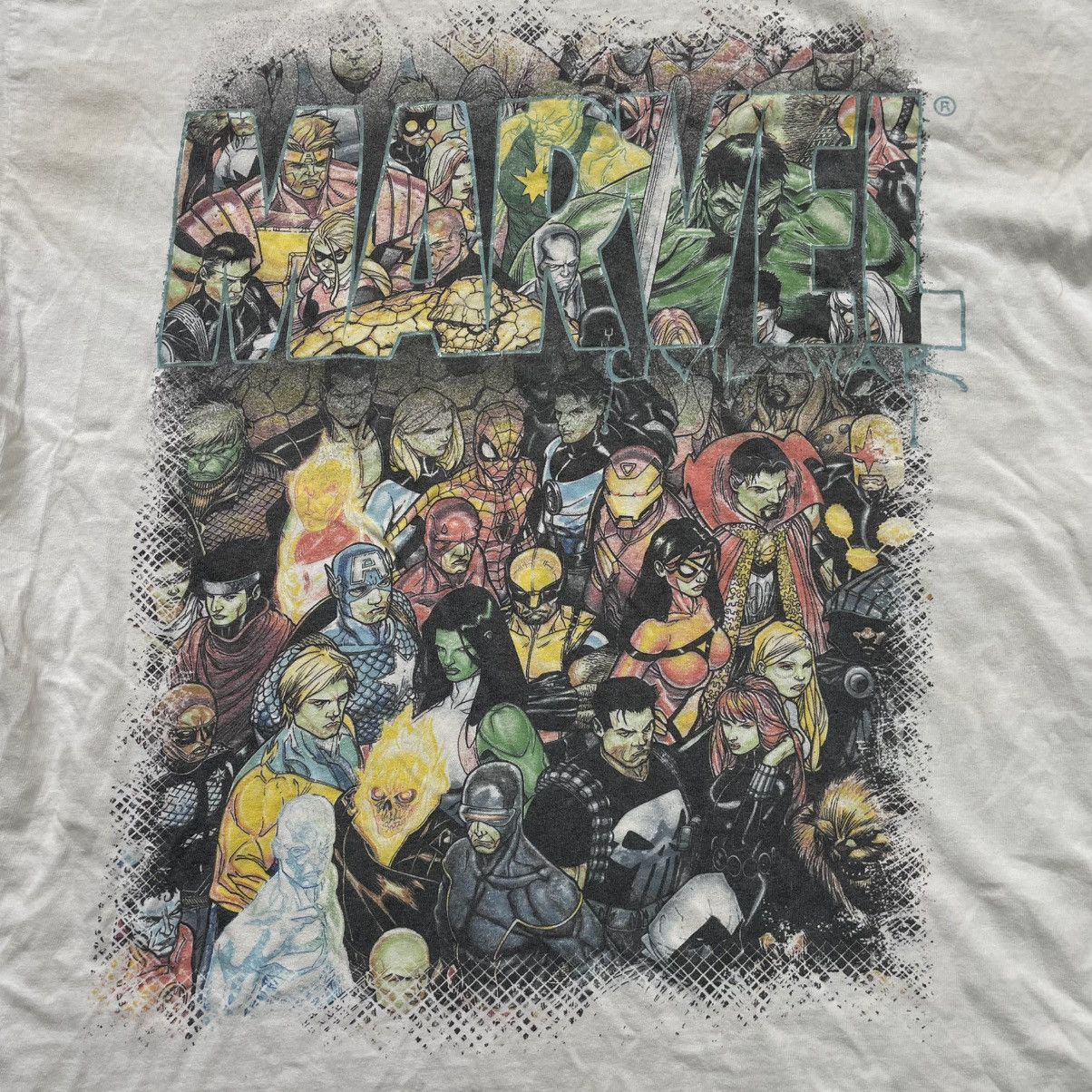 Vintage Vintage 90s Thrashed All Over Print Graphic Tee Grunge XL Size US XL / EU 56 / 4 - 3 Thumbnail