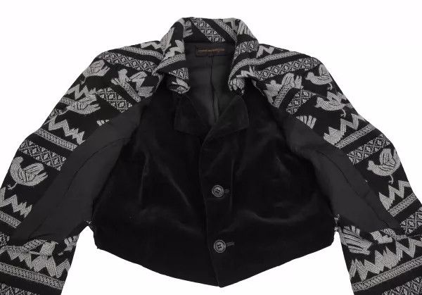 Comme des Garcons Comme des Garcons Velvet embroidered double coat Size S / US 4 / IT 40 - 5 Thumbnail