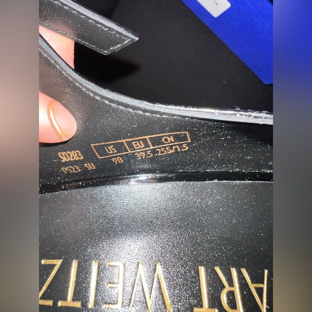 Stuart Weitzman Stuart Weitzman Skyhigh 145 Mary Jane Platform Pumps Black Size US 9 / IT 39 - 4 Thumbnail