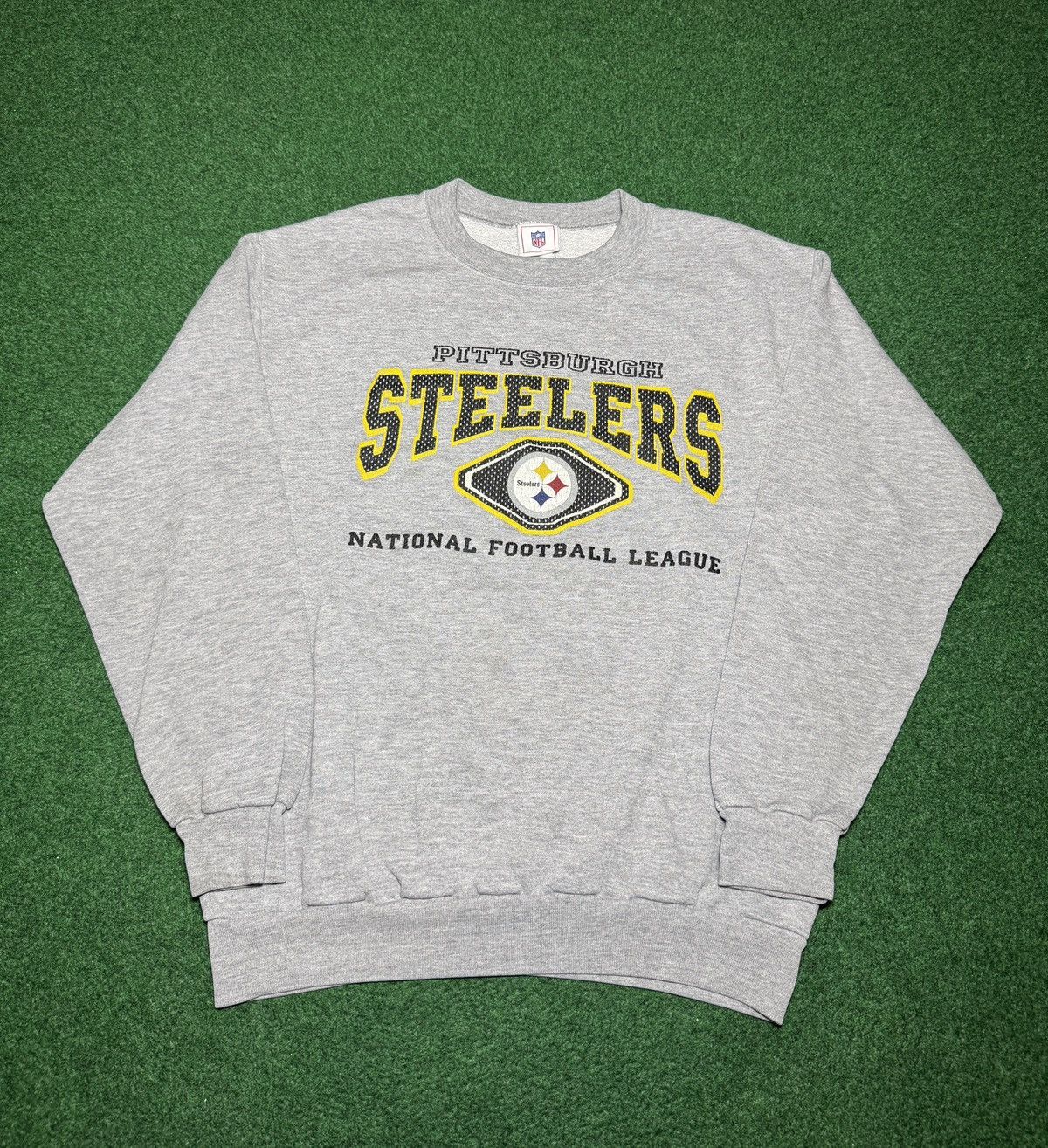 NFL Vintage Pittsburgh Steelers Gray NFL Y2K Medium Sweatshirt Size US M / EU 48-50 / 2 - 1 Thumbnail