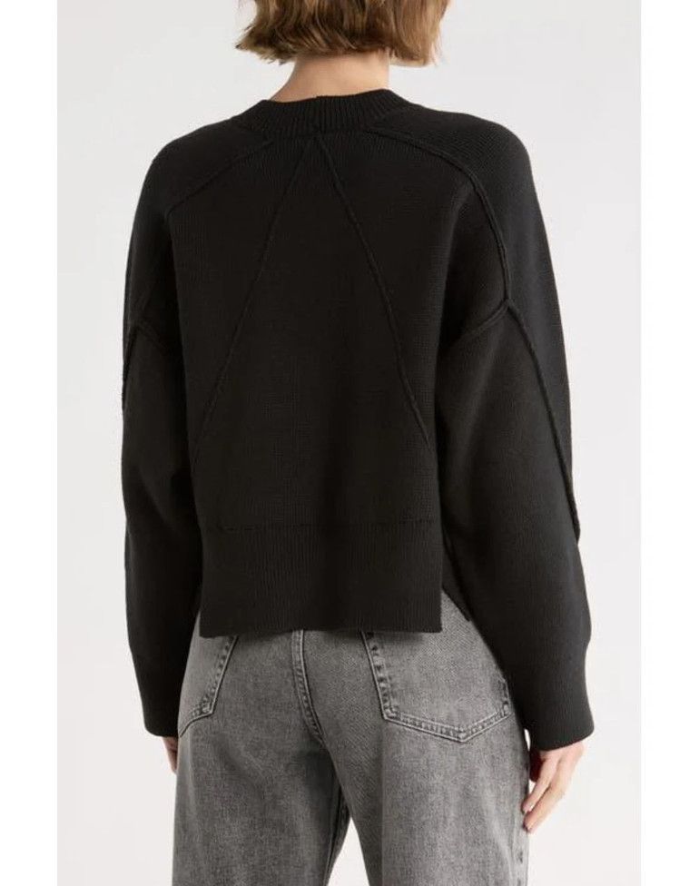 Rag & Bone Rag & Bone New York Lysa Crewneck Sweater in Black ( XS ) Size XS / US 0-2 / IT 36-38 - 5 Thumbnail