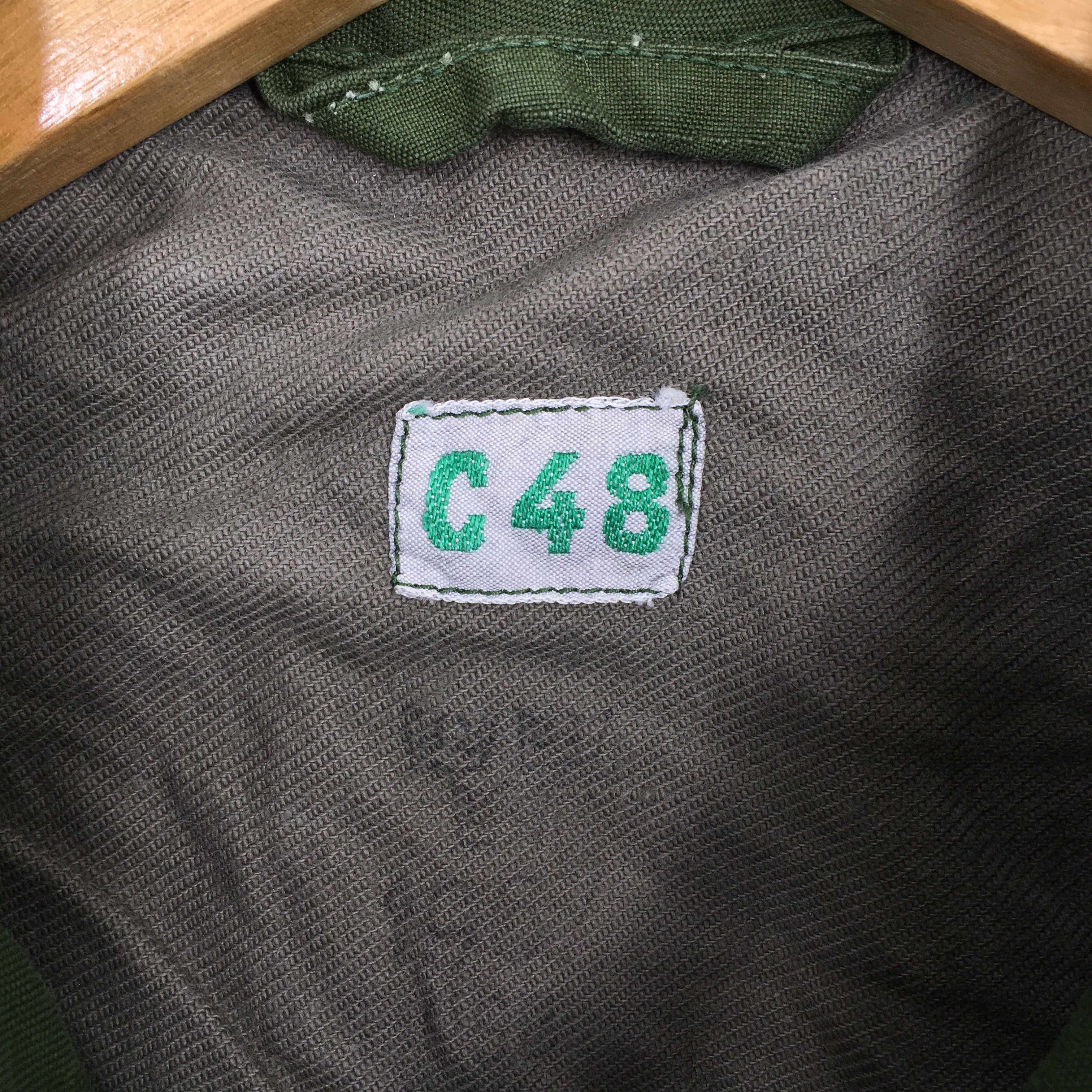Vintage Vintage 70's Swedish C48 Infrantry Military Jacket Medium Size US M / EU 48-50 / 2 - 3 Thumbnail