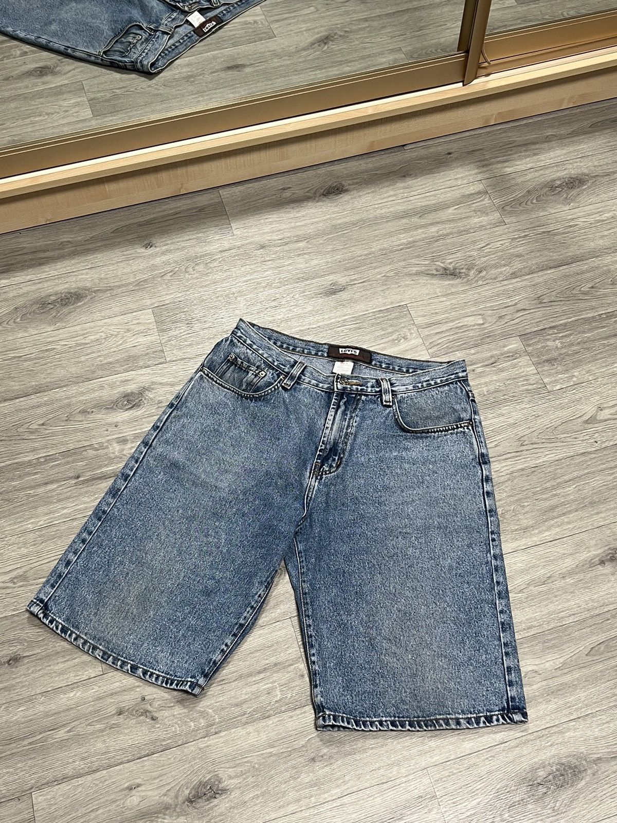 Levi's × Levi's Vintage Clothing × Vintage Levi’s vintage denim rap shorts Size US 34 / EU 50 - 3 Thumbnail