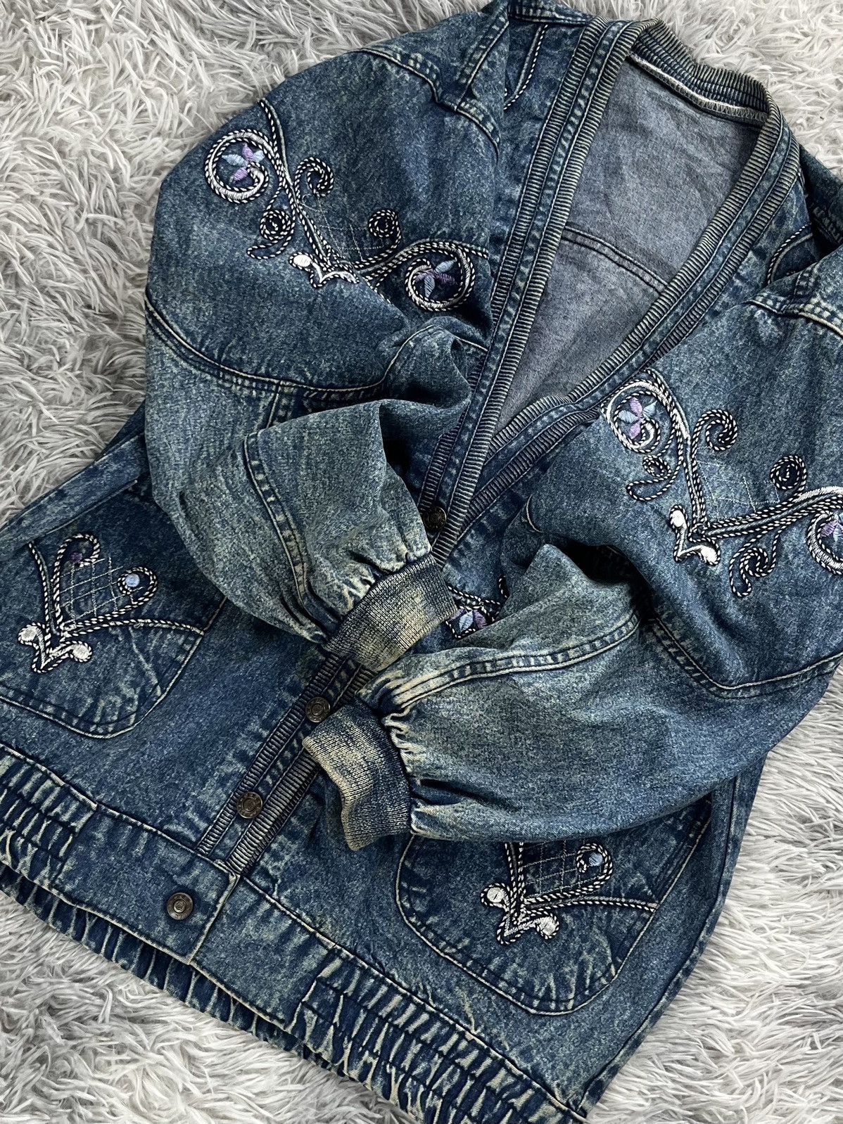 Vintage Vintage Bora Jeans jacket Size US S / EU 44-46 / 1 - 6 Thumbnail