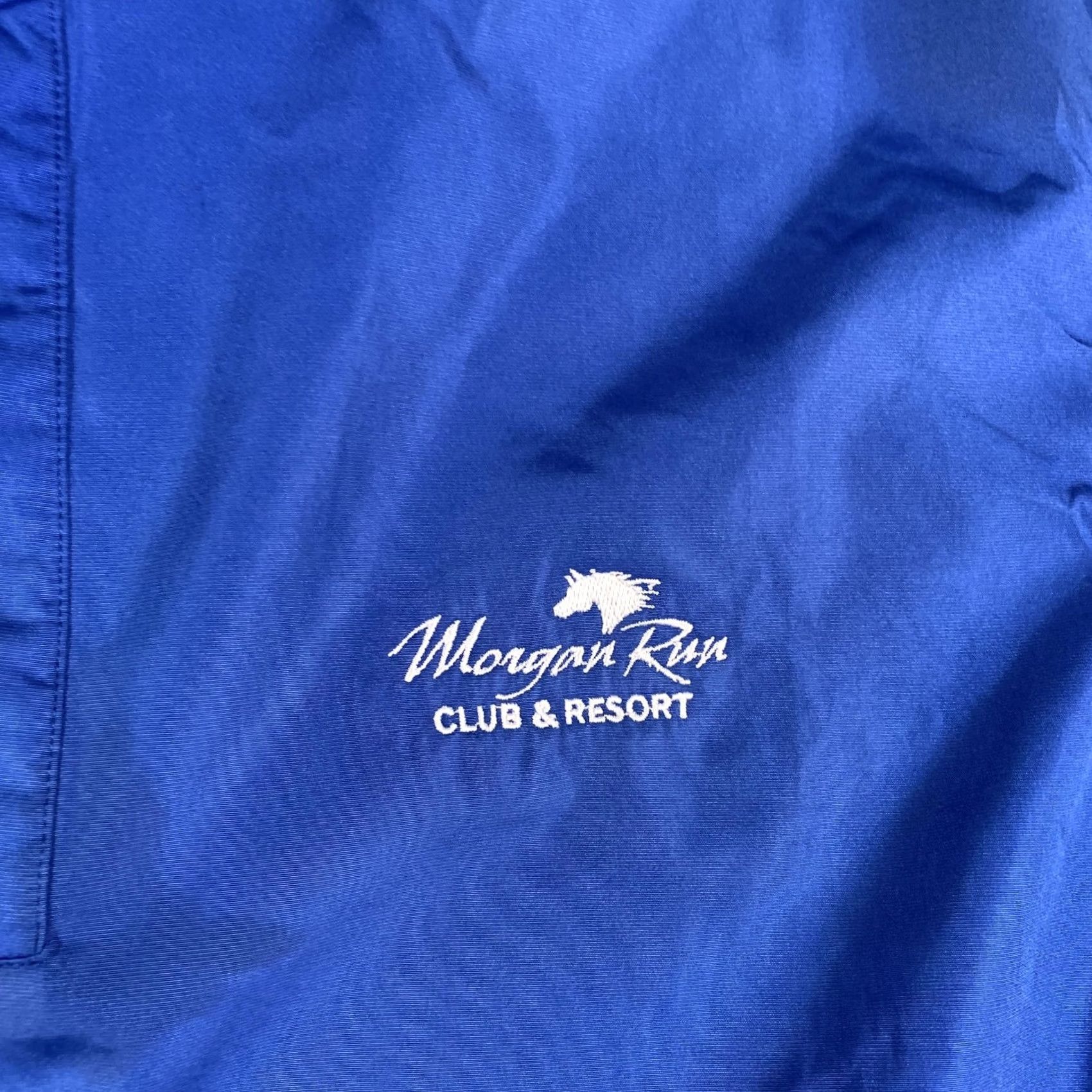 Footjoy FootJoy Vest Mens L Blue Morgan Run Club & Resort Windbreaker Pullover Quarter Zip Pockets Golf Size US L / EU 52-54 / 3 - 5 Thumbnail
