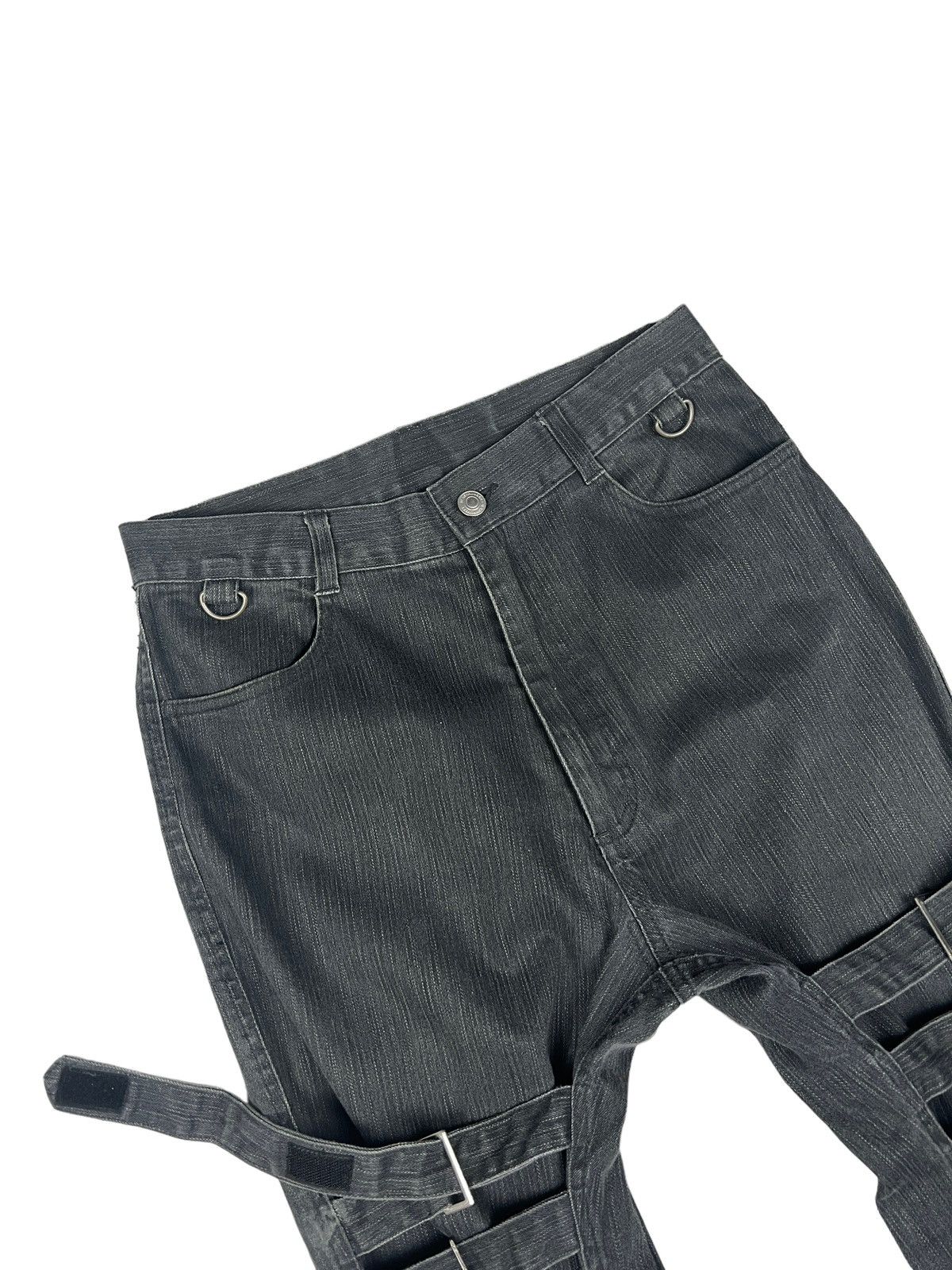 Japanese Brand Slash Number 🇯🇵 Bondage Denim Size US 29 - 3 Thumbnail