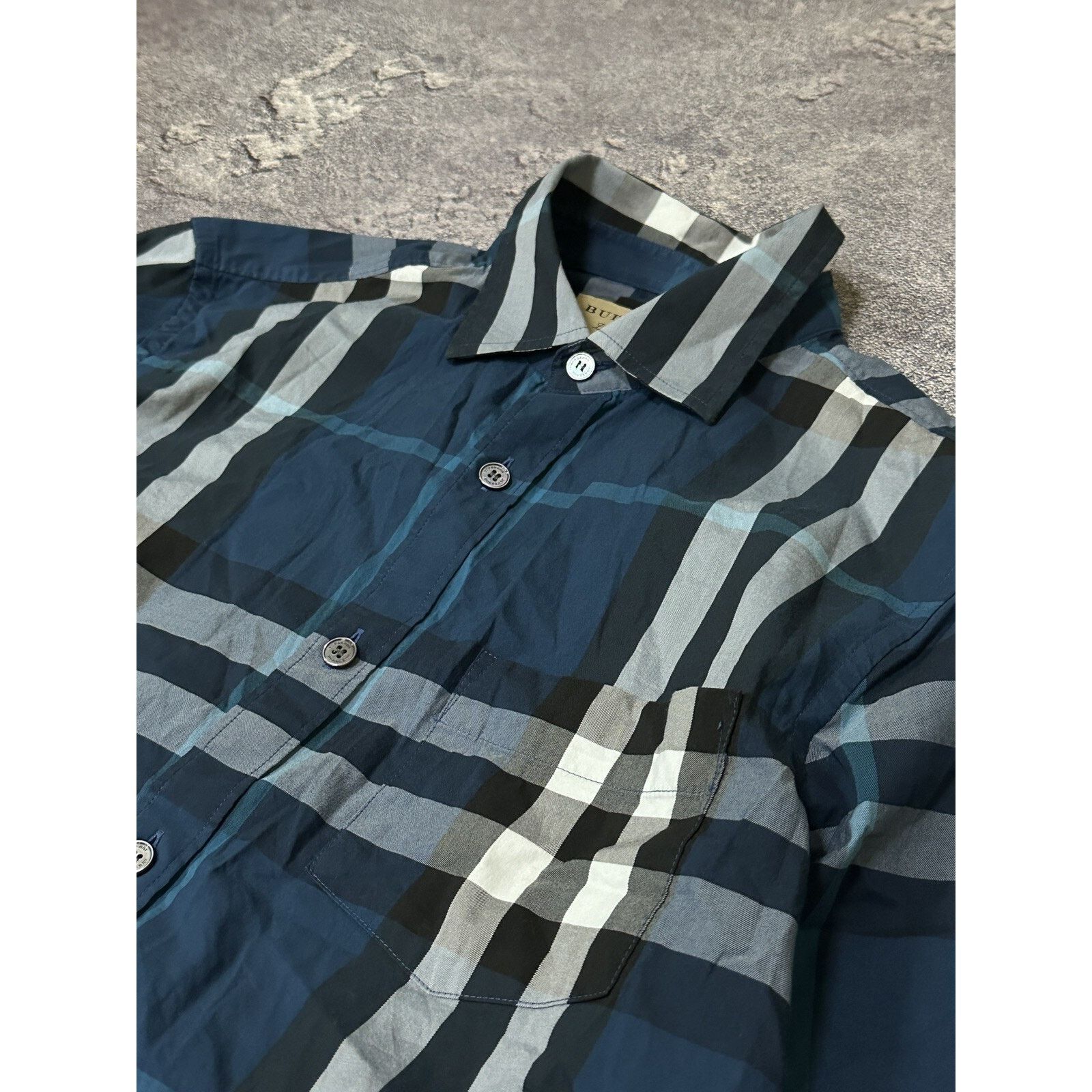 Burberry Burberry Blue Nova Check Men’s Shirt XS Size OldMoney Style Size US XS / EU 42 / 0 - 7 Thumbnail