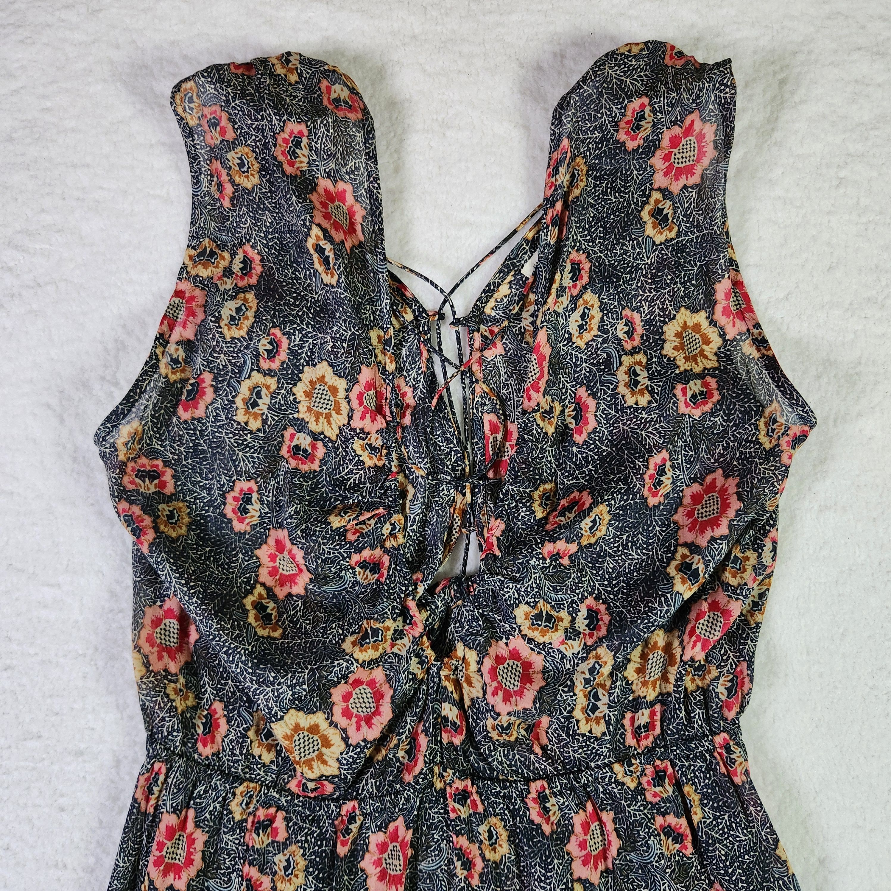 Isabel Marant Isabel Marant Silk Floral Dress Womens 36 Designer Size XS / US 0-2 / IT 36-38 - 2 Thumbnail