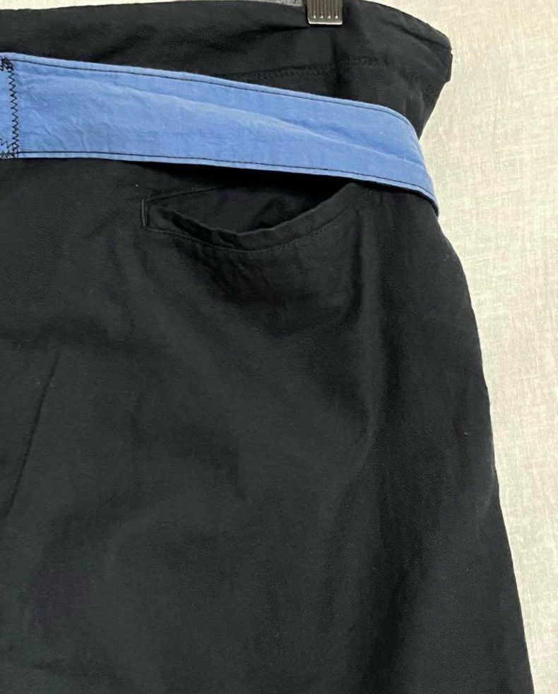 Kapital Kapital Color Blocked Design High-Waisted Cropped Pants-25 Size US 27 - 6 Thumbnail
