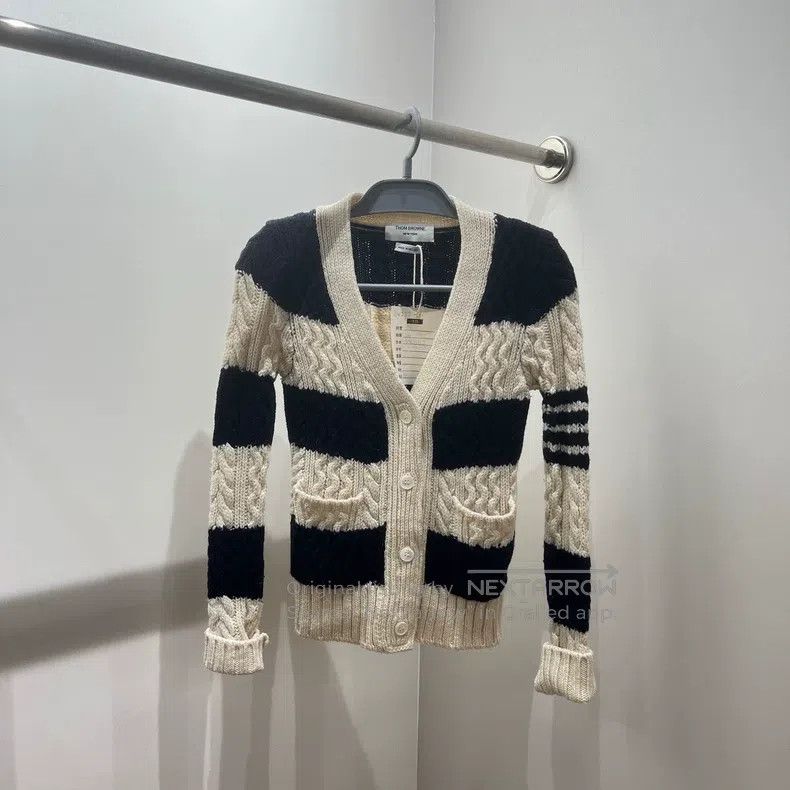 Thom Browne Thom Browne Striped Color Block Knit Top Size XS / US 0-2 / IT 36-38 - 1 Thumbnail