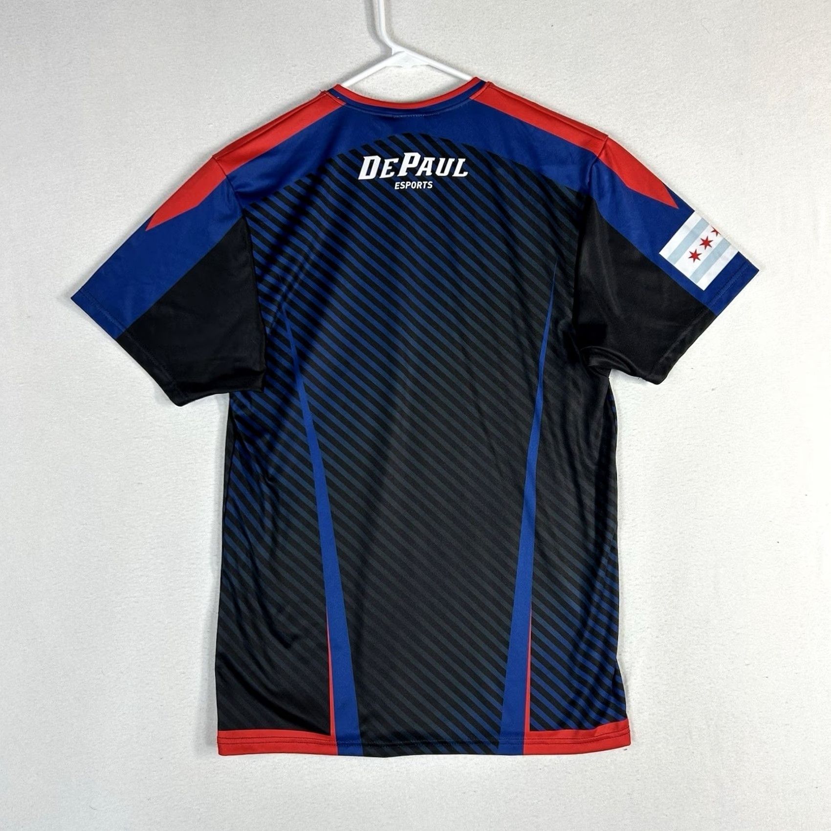 Vintage DePaul University Soccer Jersey Shirt Men S Blue Demon Tee Nike Dri-Fit T-Shirt NCAA Collegiate Pullover Size US S / EU 44-46 / 1 - 4 Thumbnail
