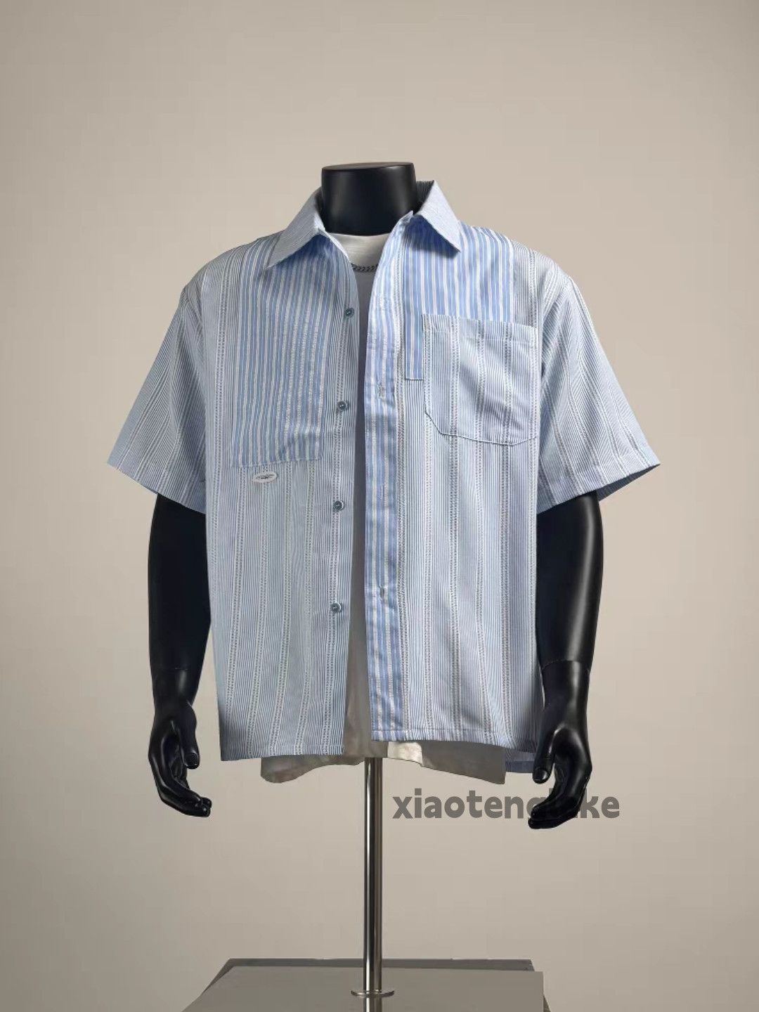 Vintage Unisex outdoor utility loose striped yuppie y2k shirt Size US M / EU 48-50 / 2 - 6 Thumbnail