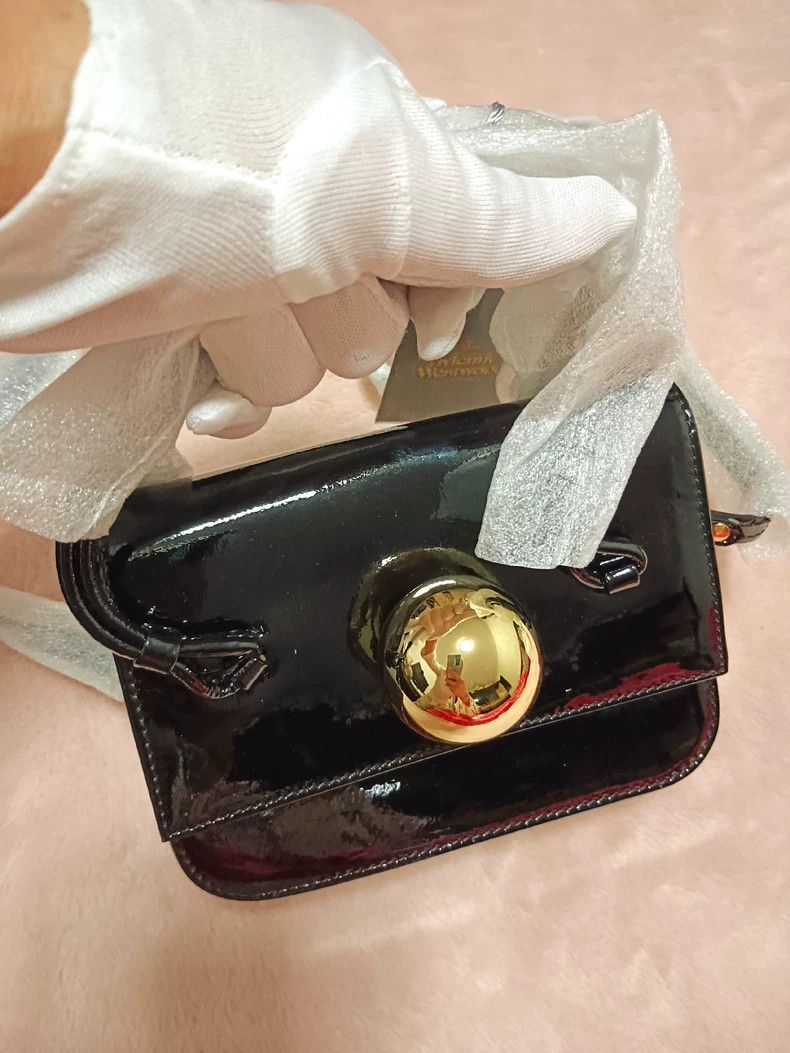vivienne westwood size os Golden ball backpack