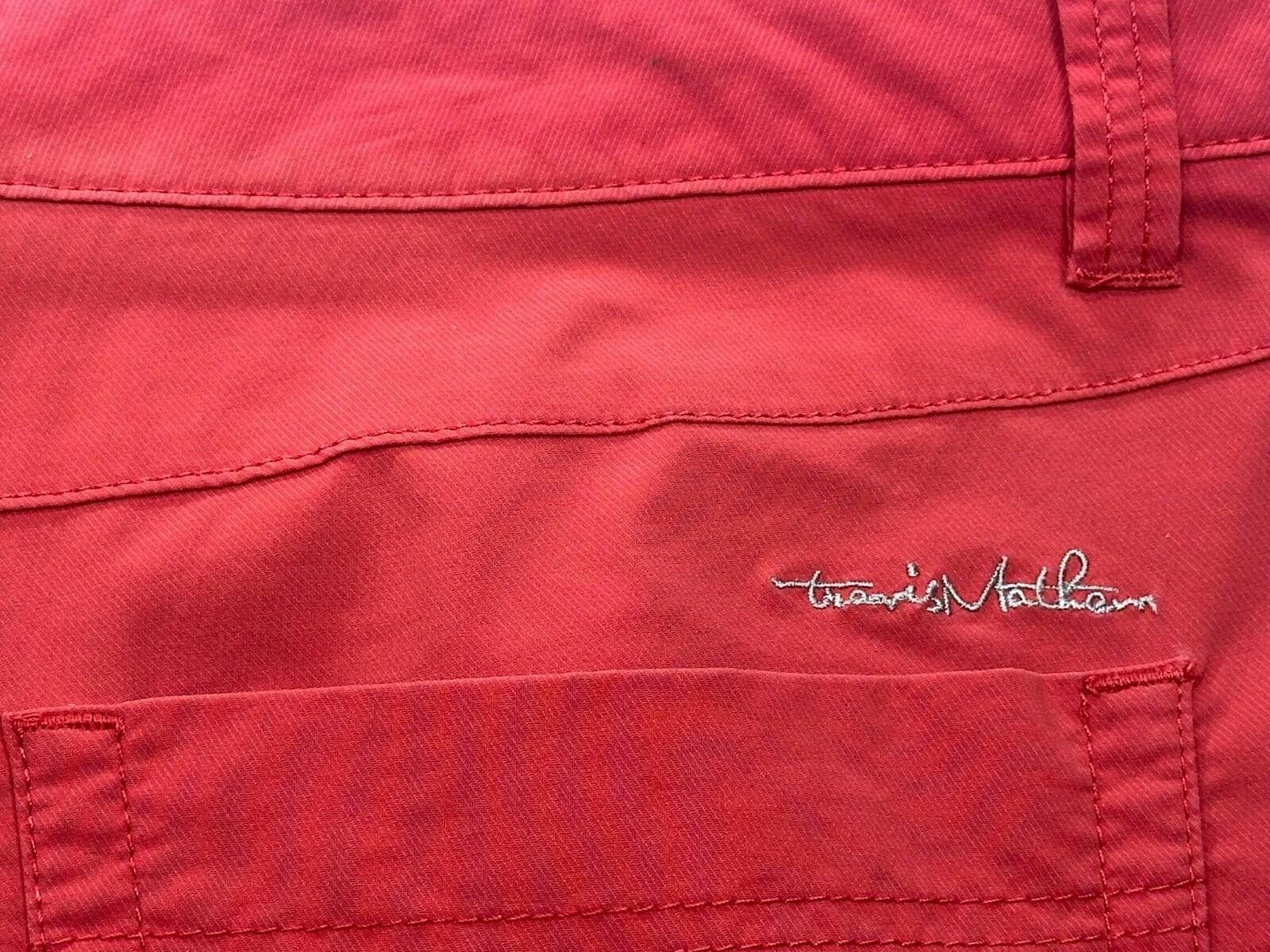 Nike Travis Mathew Flat Front Chino Shorts Red Mens 40 Size US 40 / EU 56 - 8 Thumbnail